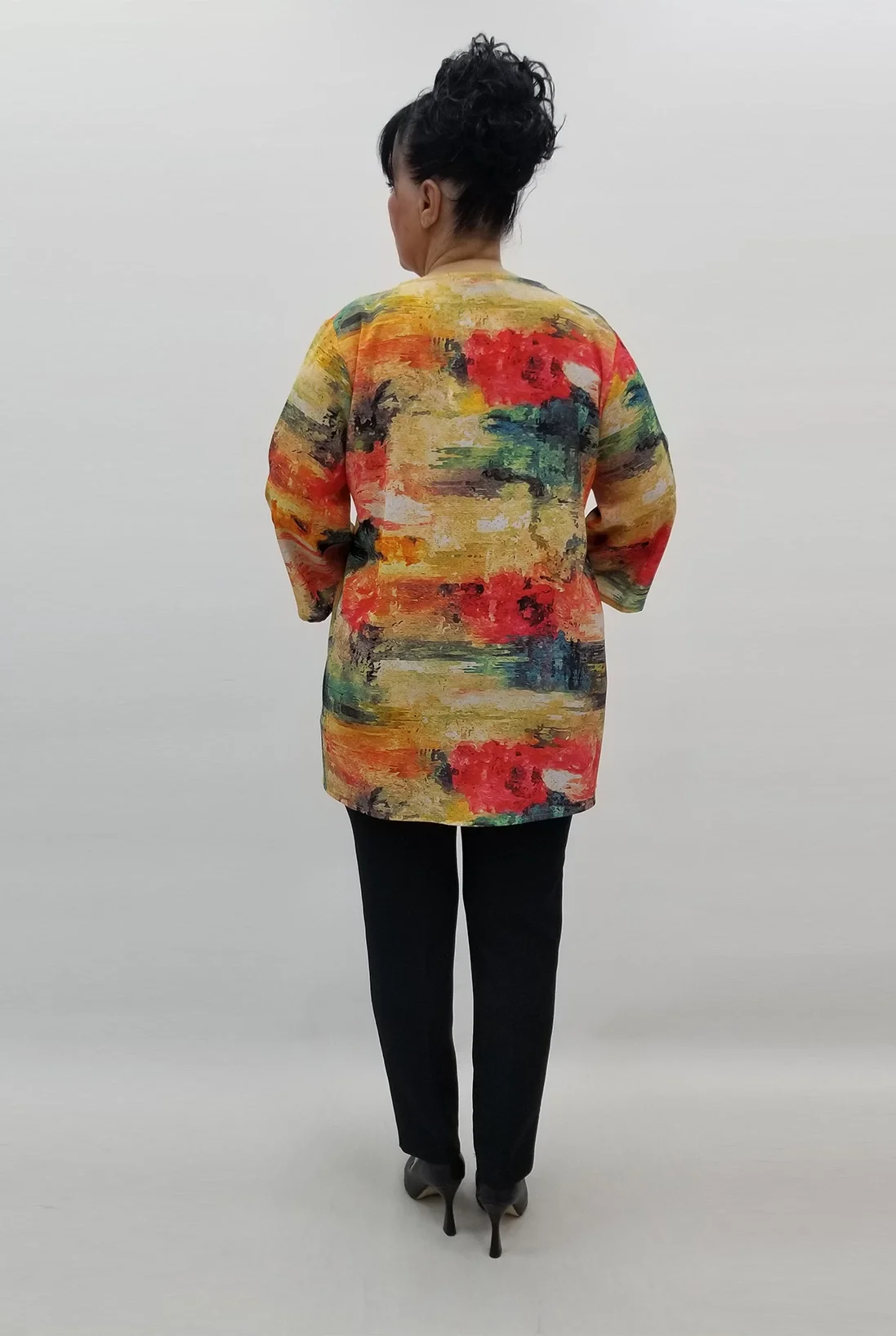 Miraggio Büyük Beden Bluz 99545 ORANJ