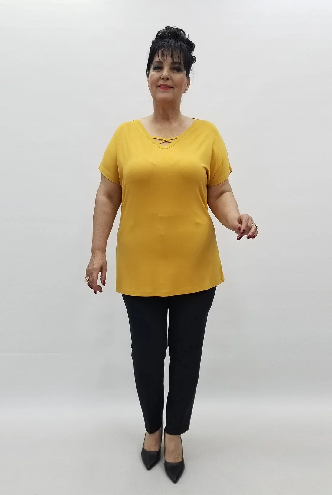 Miraggio Büyük Beden Bluz 99547 HARDAL