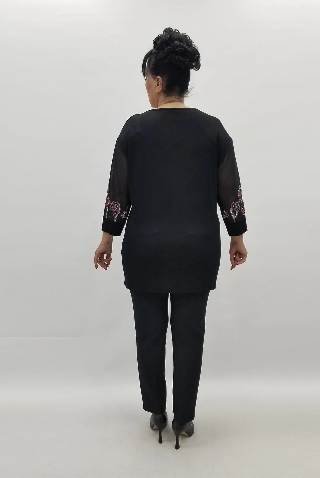 Miraggio Büyük Beden Bluz 99573 SİYAH