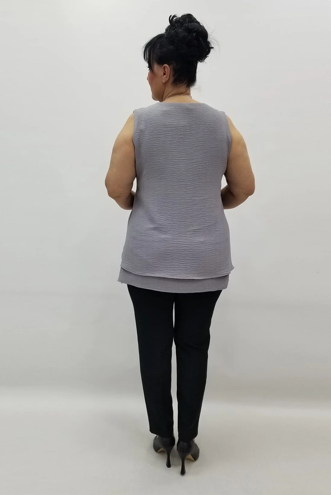 Miraggio Büyük Beden Bluz 99581 GRİ