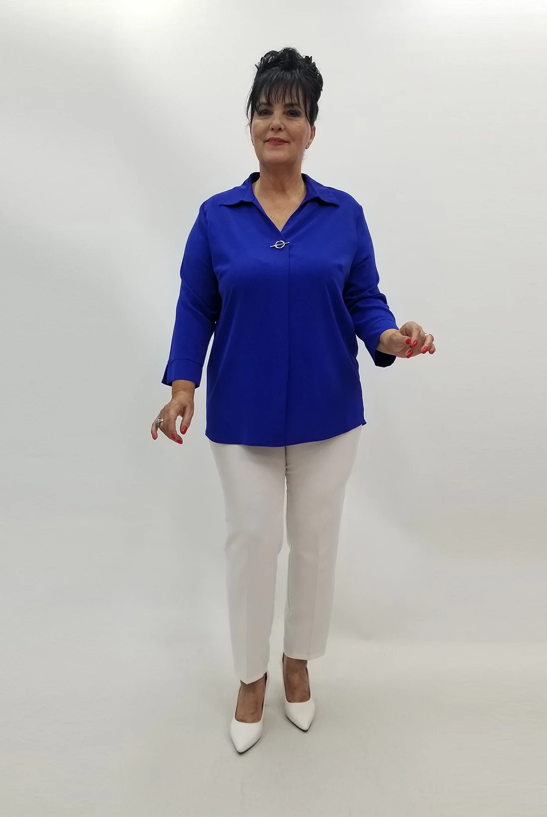 Miraggio Büyük Beden Bluz 99599 SAKS