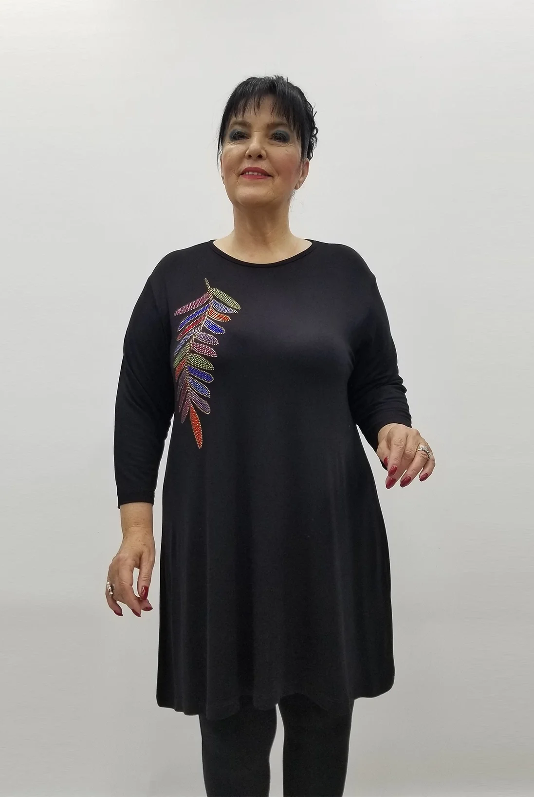 Miraggio Büyük Beden Bluz 99649 SİYAH