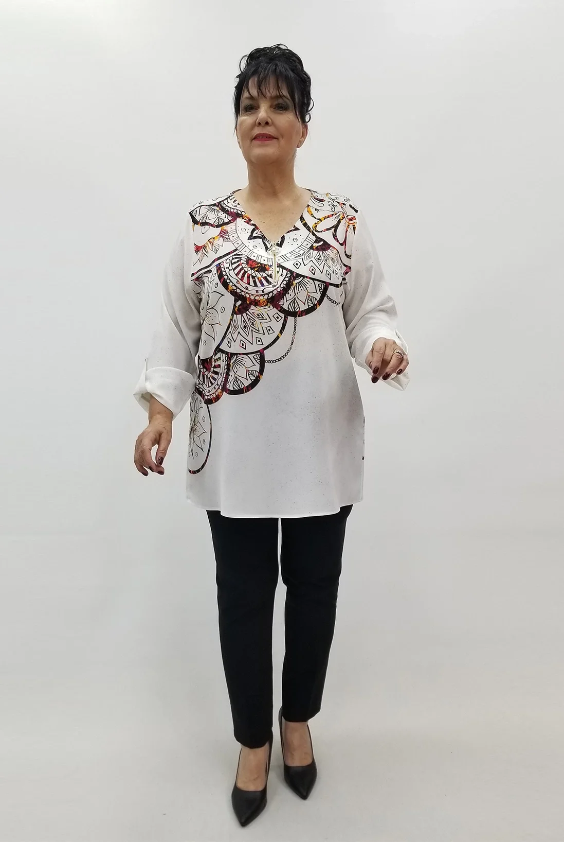 Miraggio Büyük Beden Bluz 99674 ORJİNAL