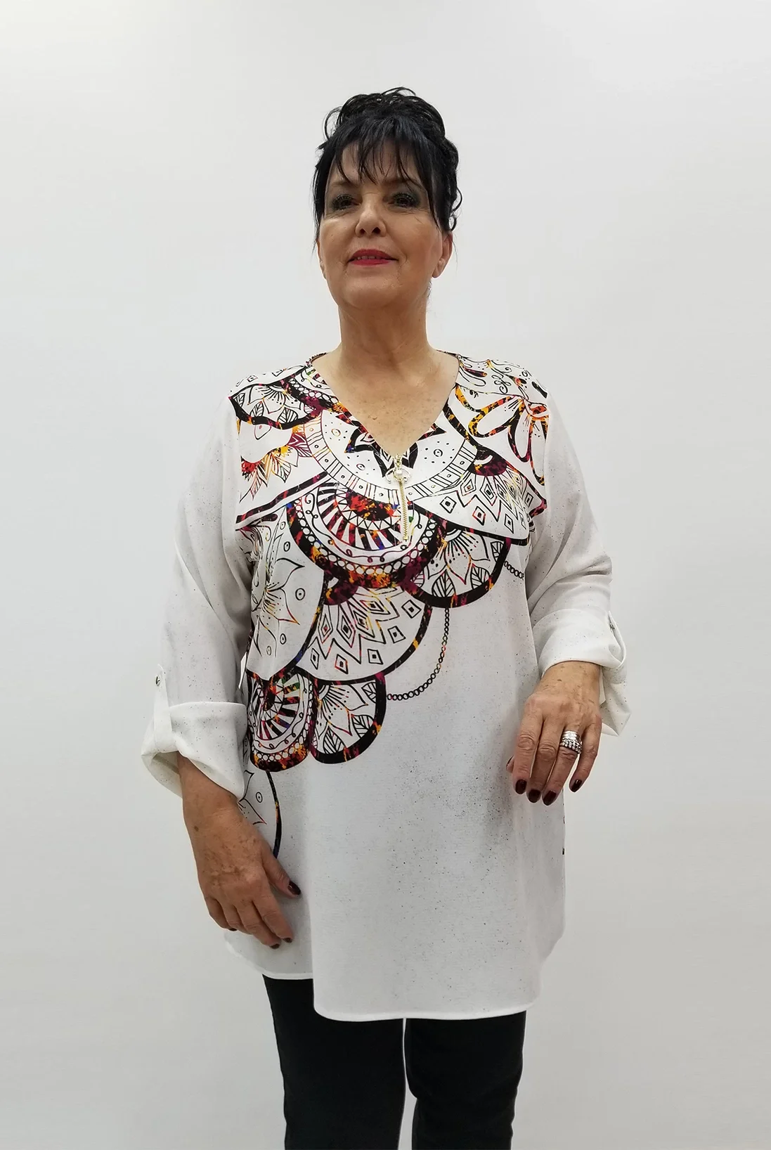 Miraggio Büyük Beden Bluz 99674 ORJİNAL