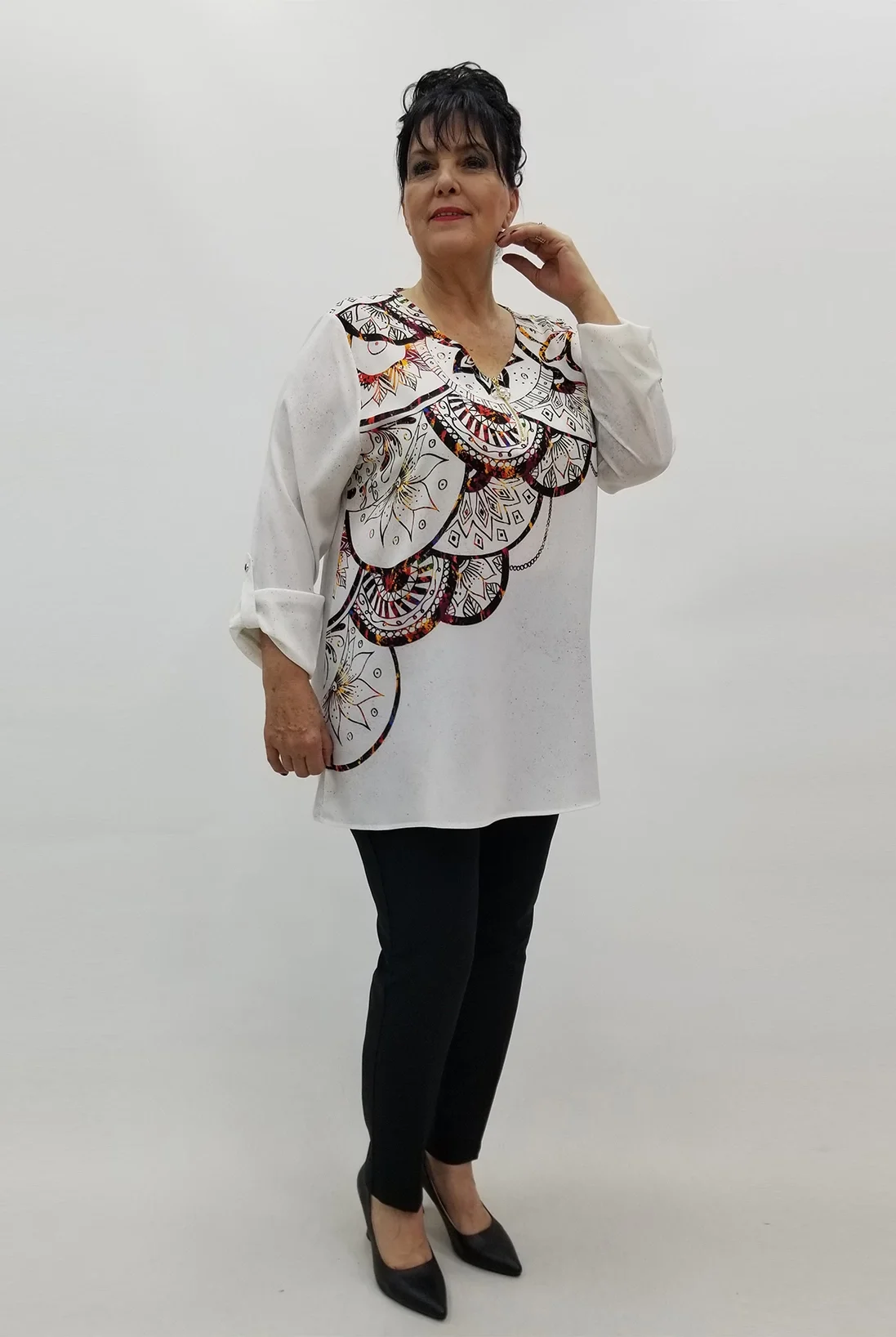 Miraggio Büyük Beden Bluz 99674 ORJİNAL