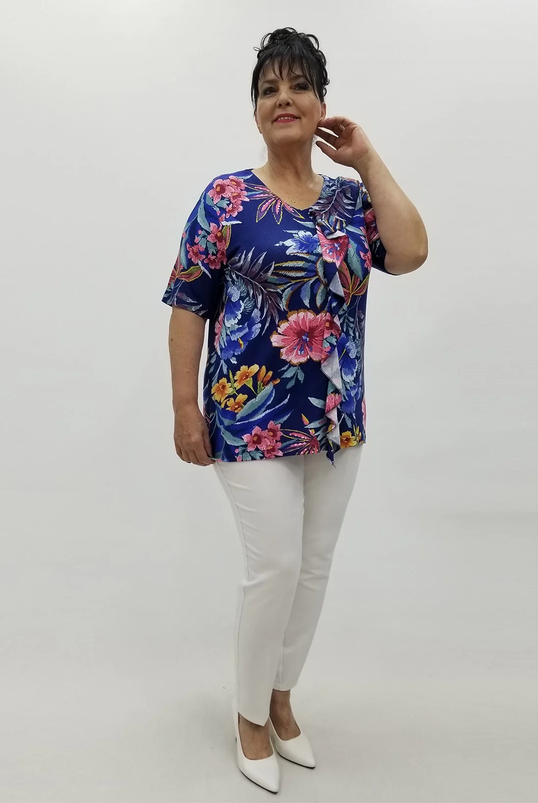 Miraggio Büyük Beden Bluz 99703 SAKS