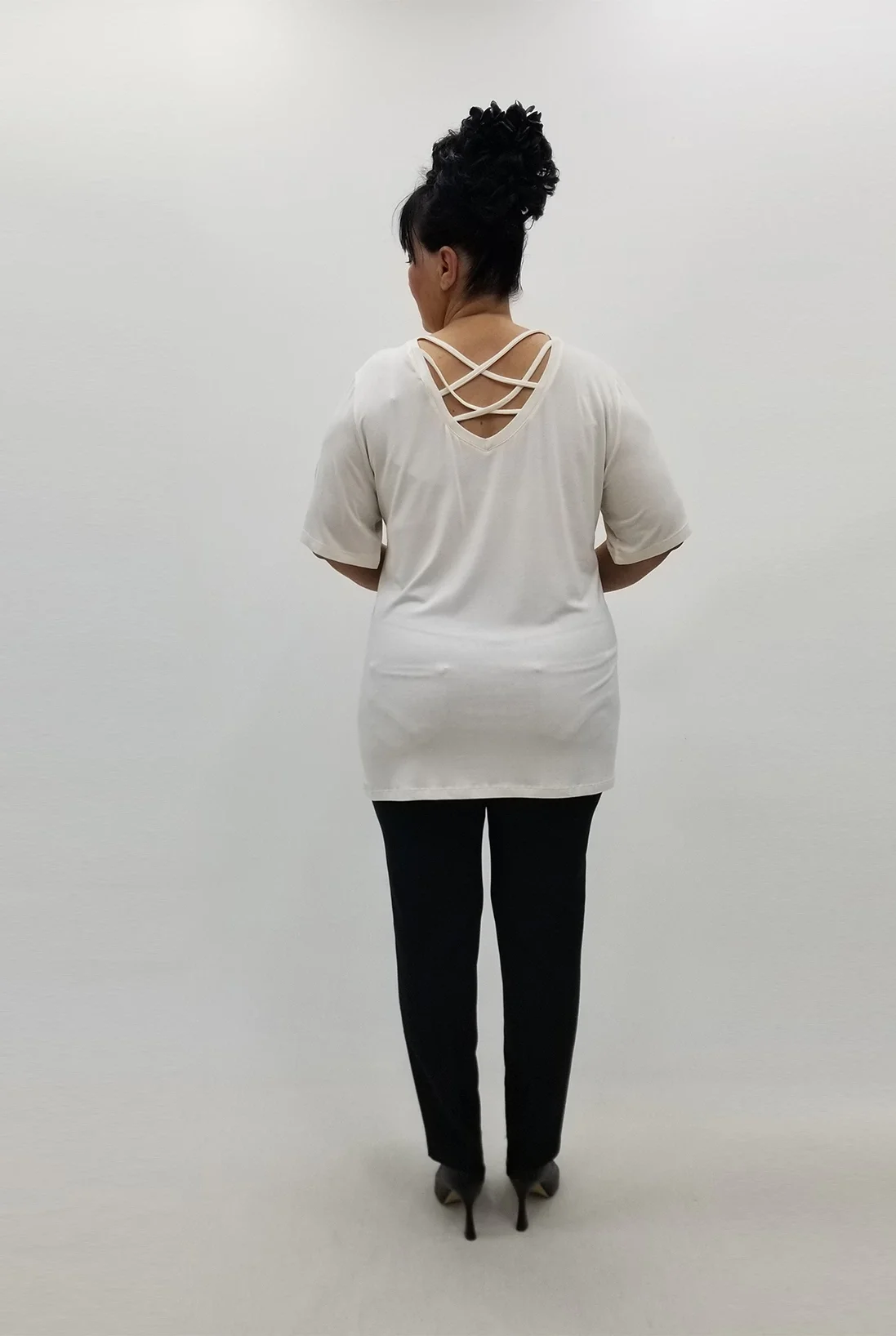 Miraggio Büyük Beden Bluz 99714 EKRU