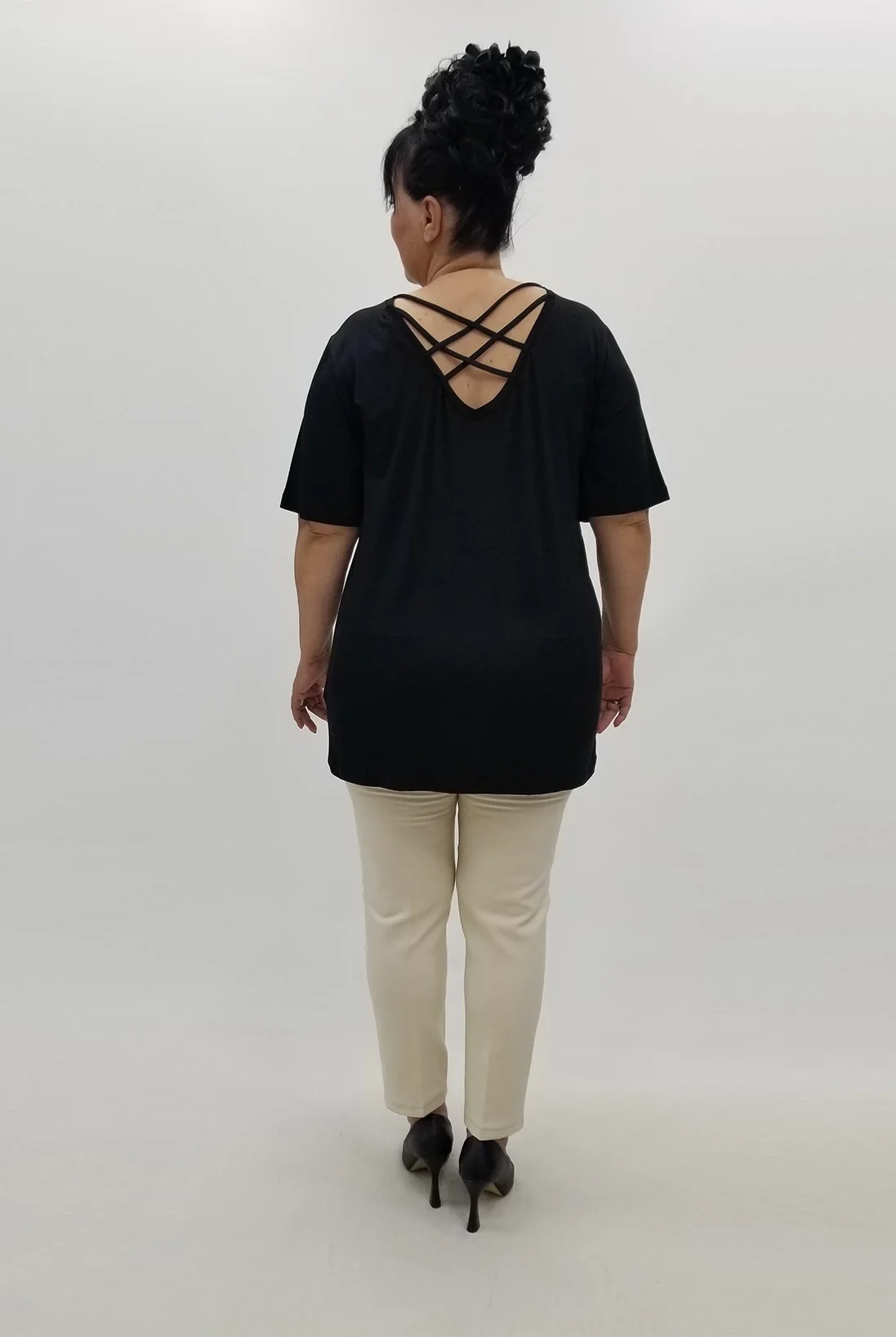 Miraggio Büyük Beden Bluz 99714 SİYAH