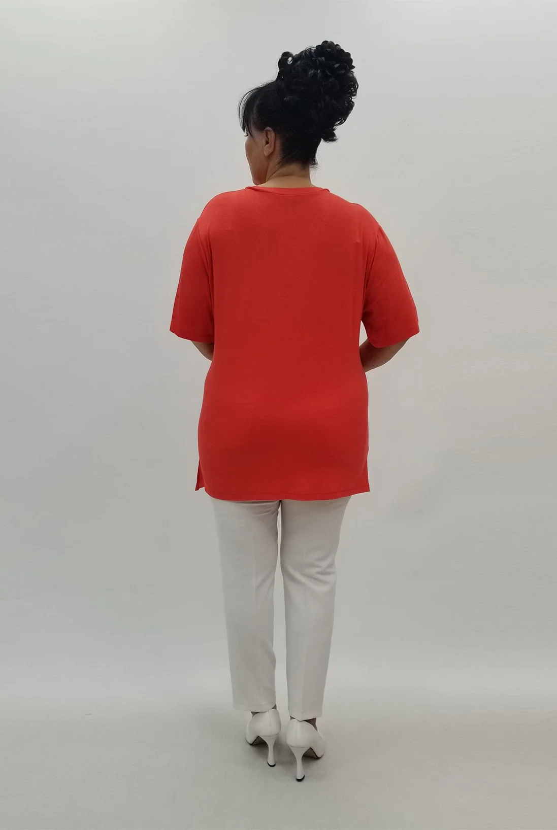 Miraggio Büyük Beden Bluz 99755 MERCAN