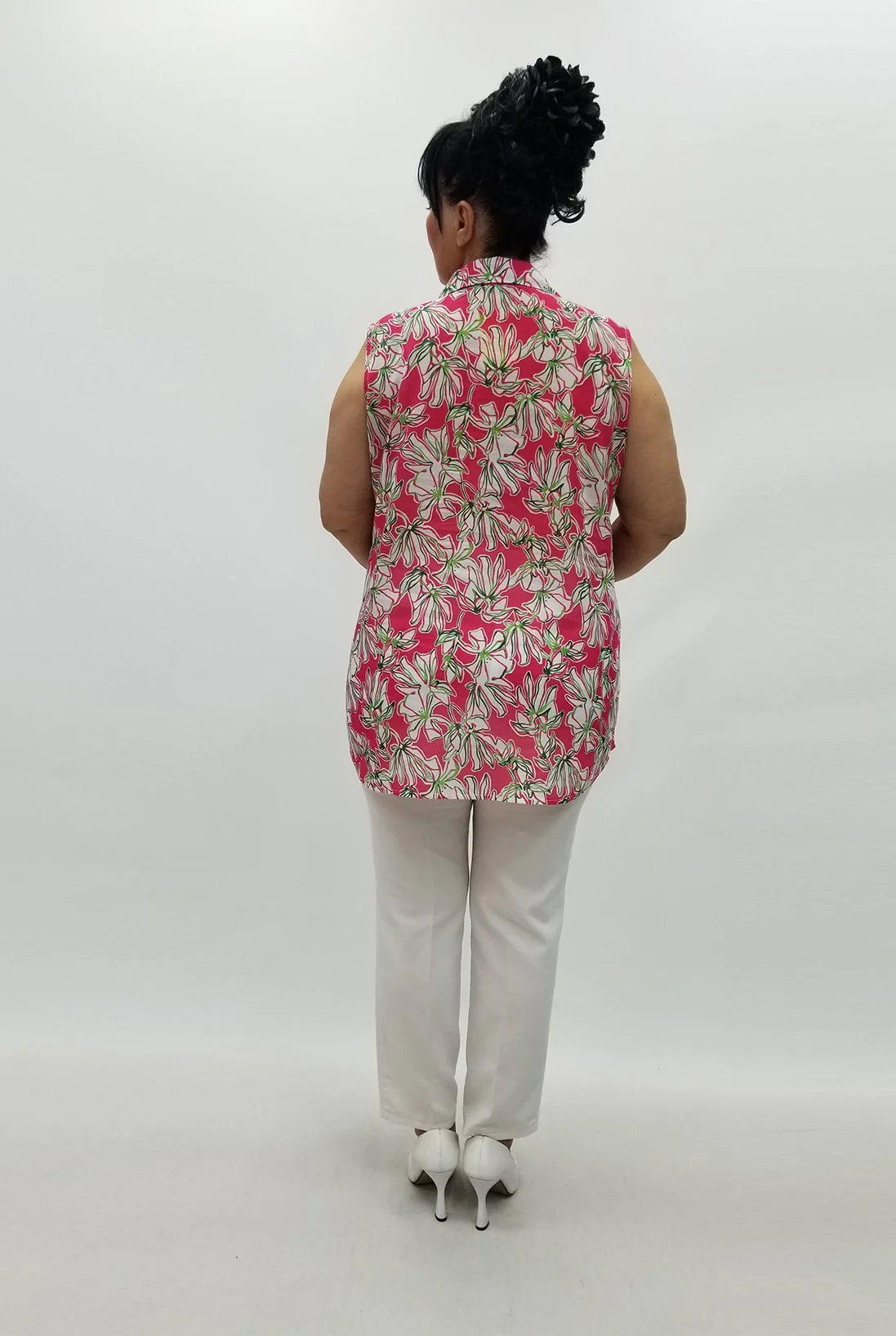 Miraggio Büyük Beden Bluz 99791 FUŞYA