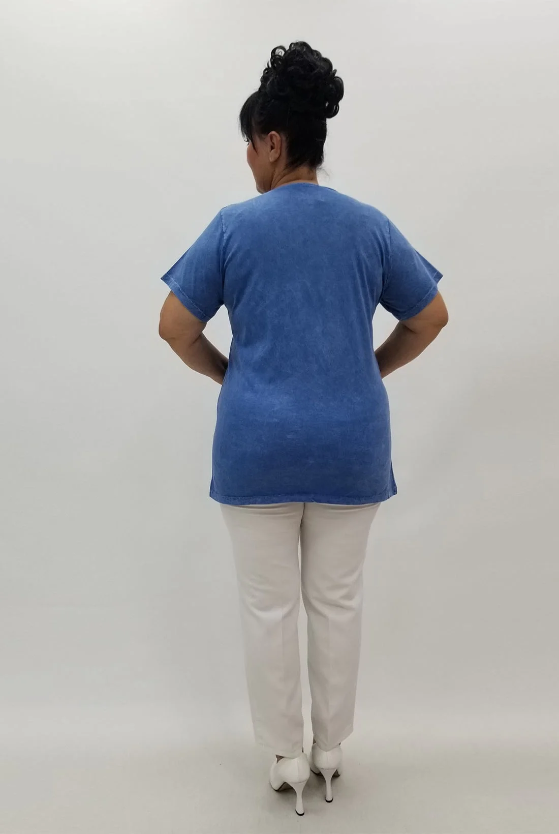 Miraggio Büyük Beden Bluz 99817 MAVİ