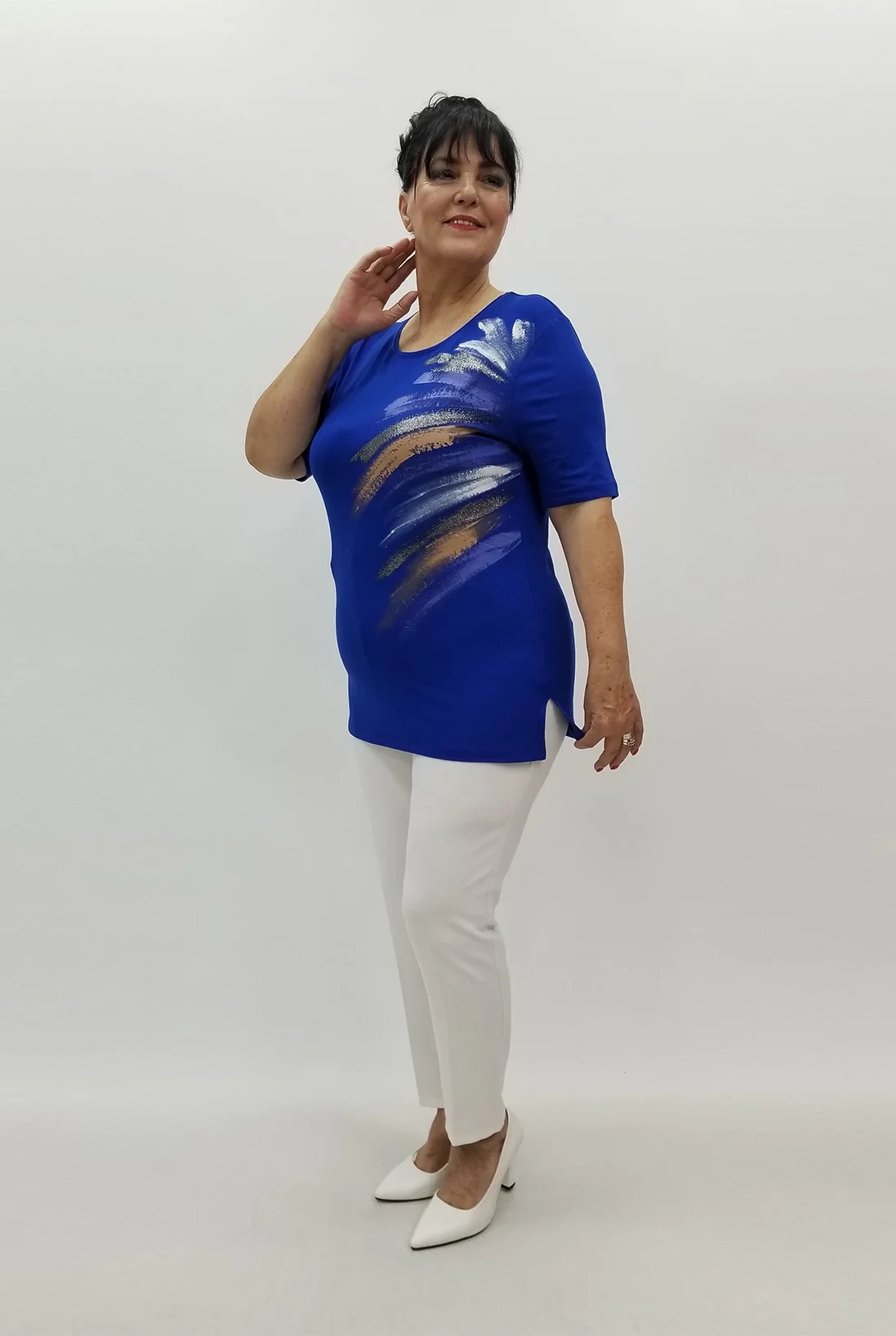 Miraggio Büyük Beden Bluz 99826 SAKS