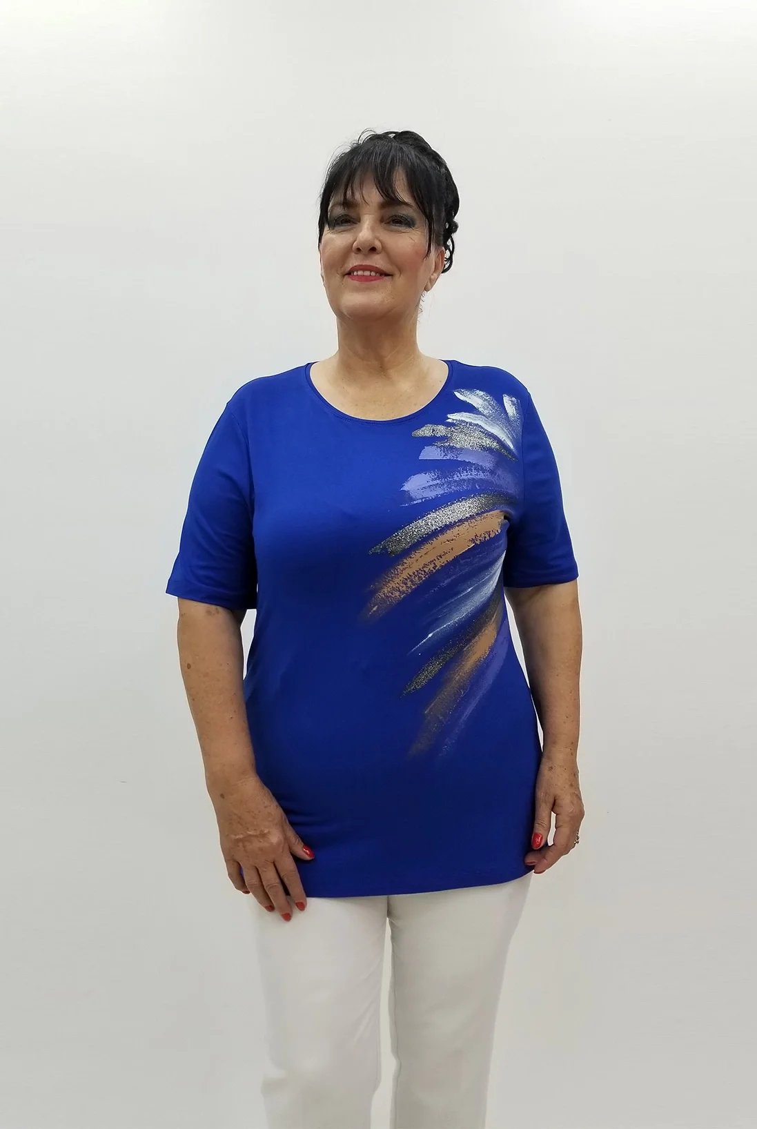 Miraggio Büyük Beden Bluz 99826 SAKS