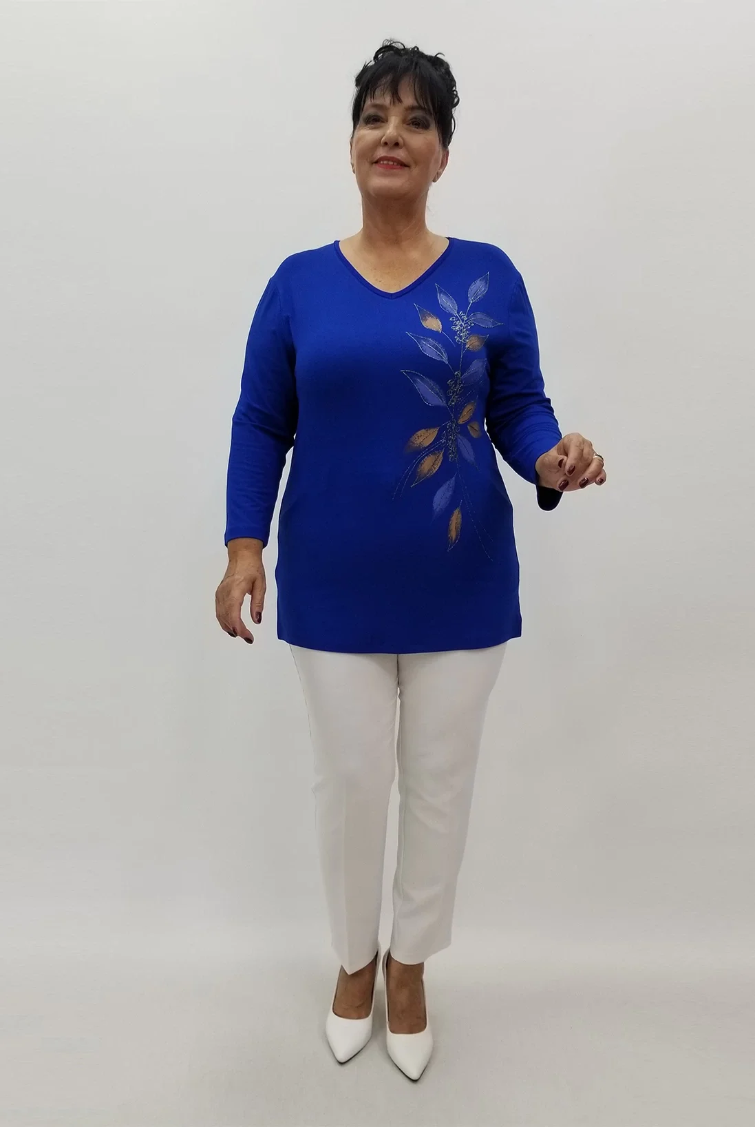 Miraggio Büyük Beden Bluz 99832 SAKS