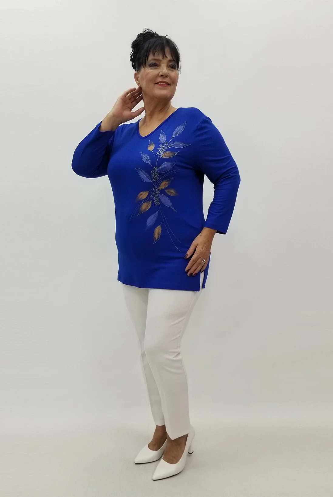 Miraggio Büyük Beden Bluz 99832 SAKS