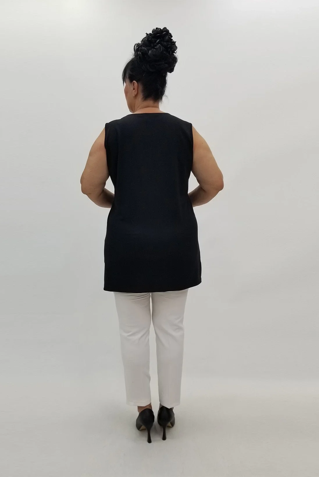 Miraggio Büyük Beden Bluz 99845 SİYAH