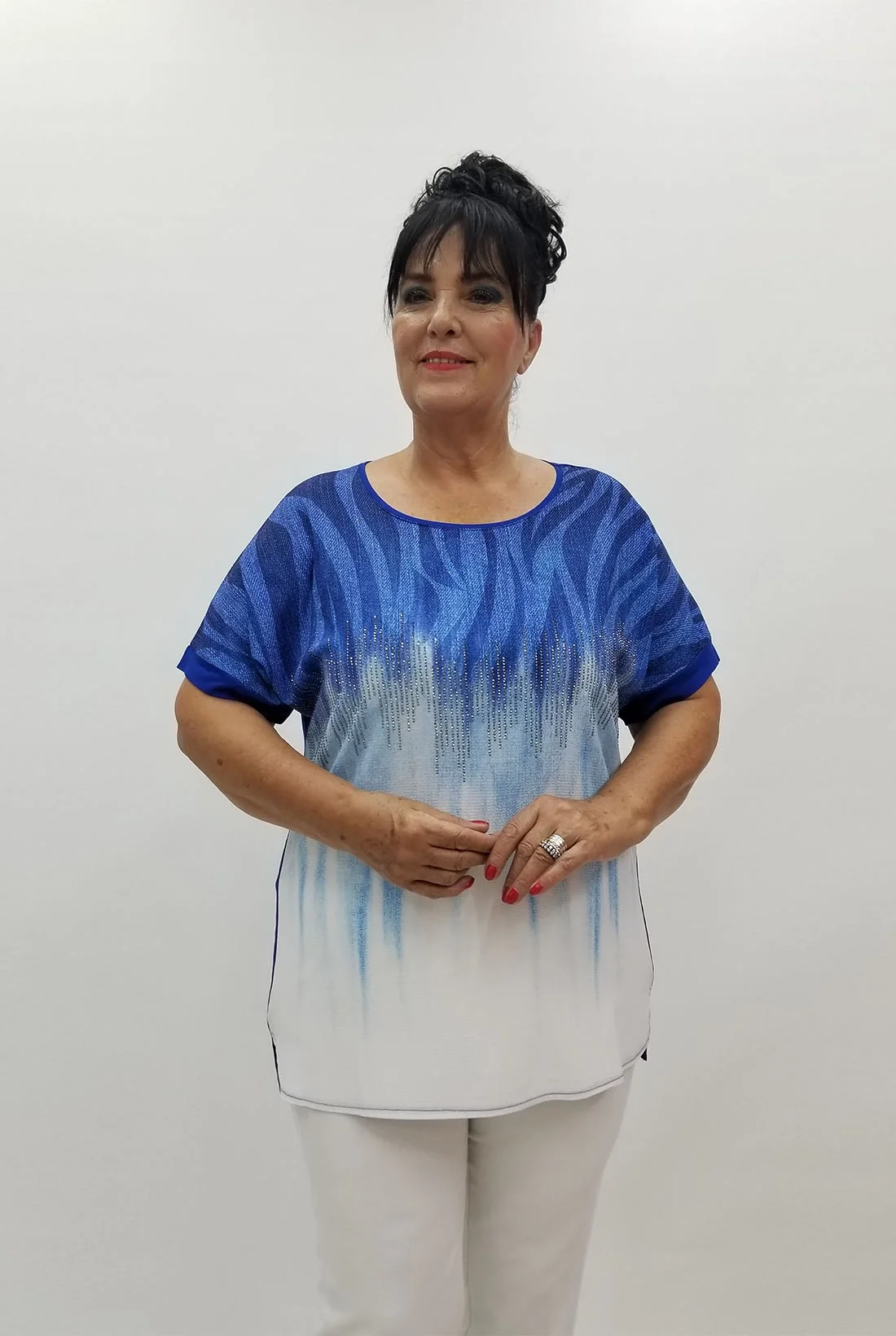 Miraggio Büyük Beden Bluz 99866 SAKS