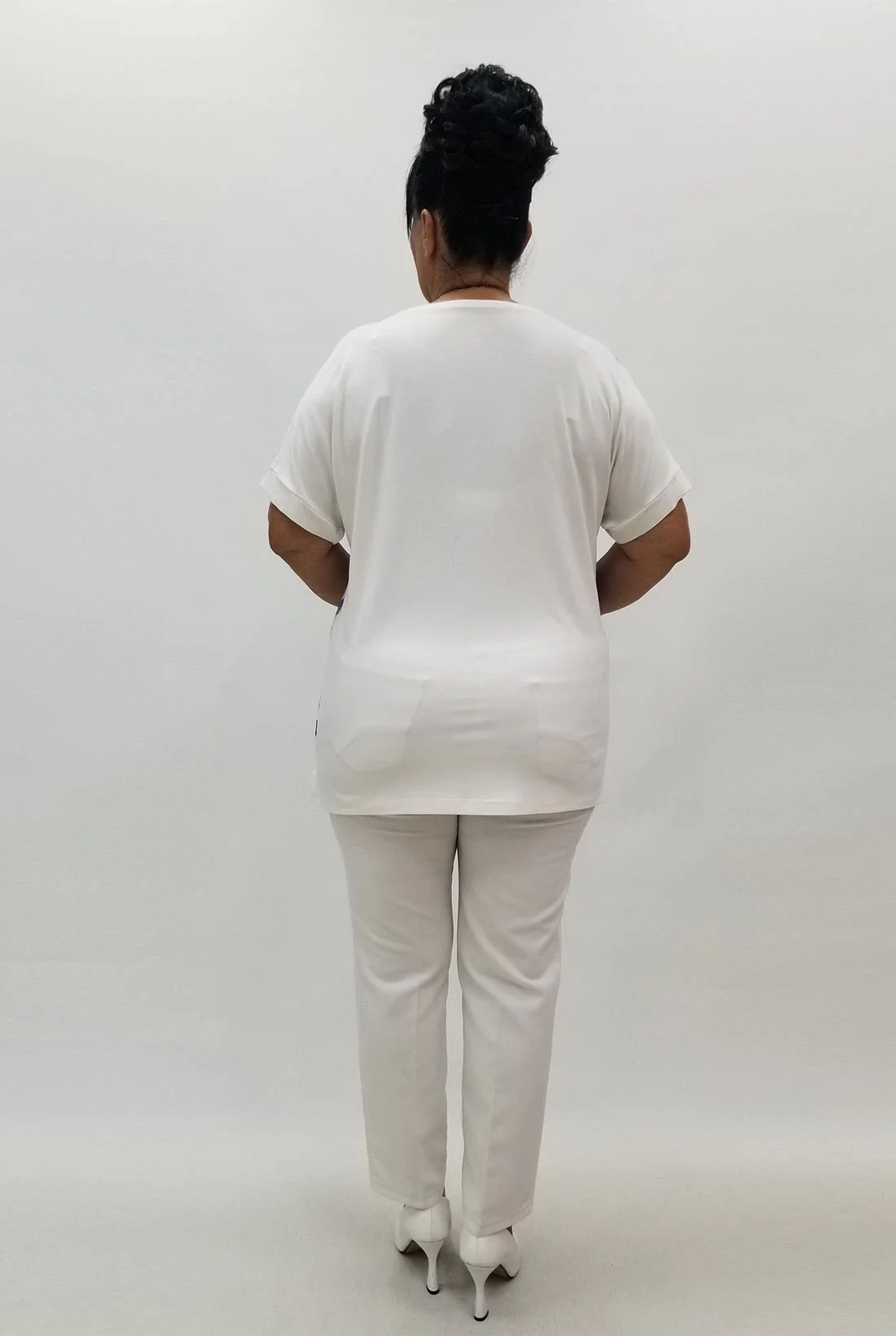 Miraggio Büyük Beden Bluz 99867 EKRU