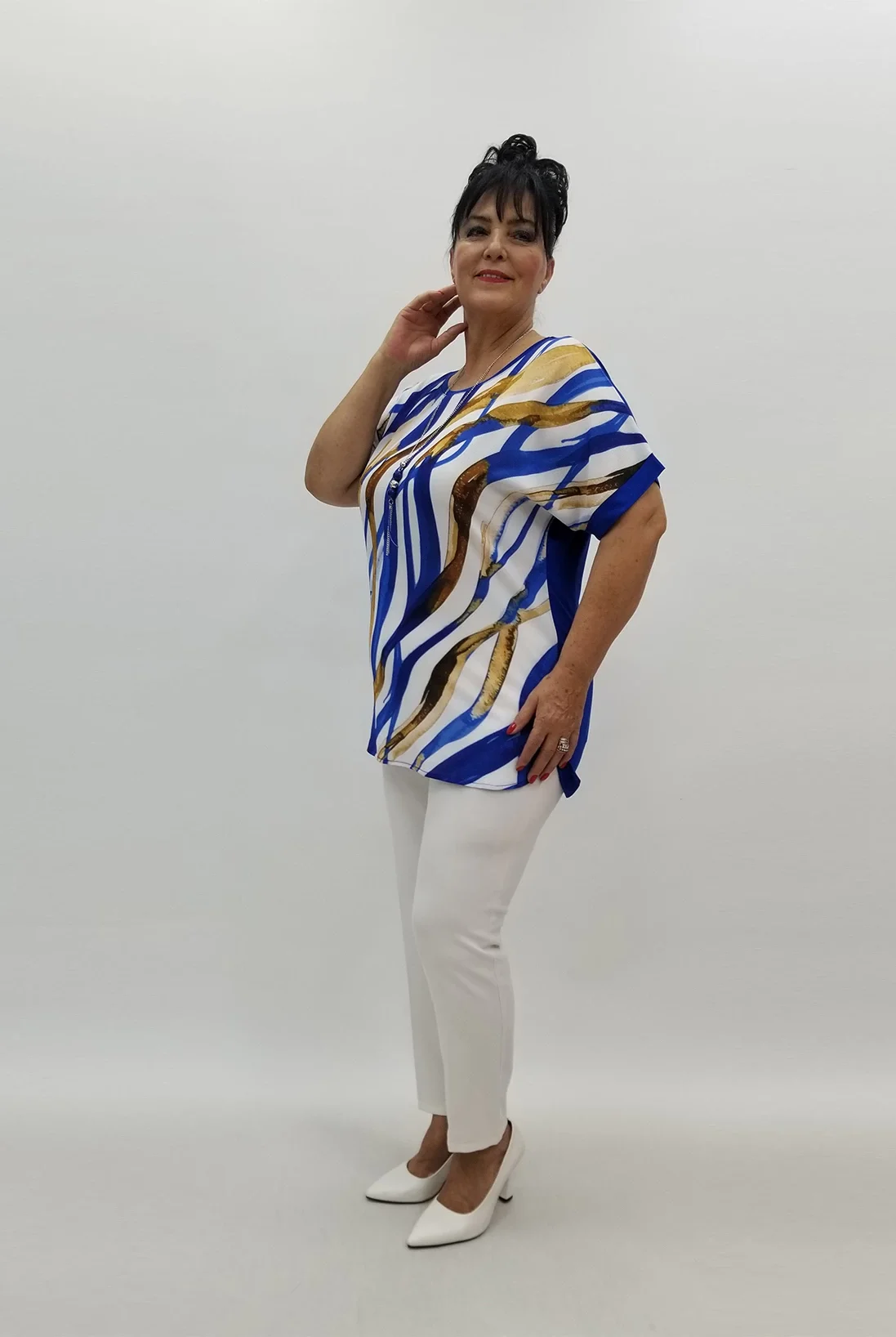 Miraggio Büyük Beden Bluz 99867 SAKS