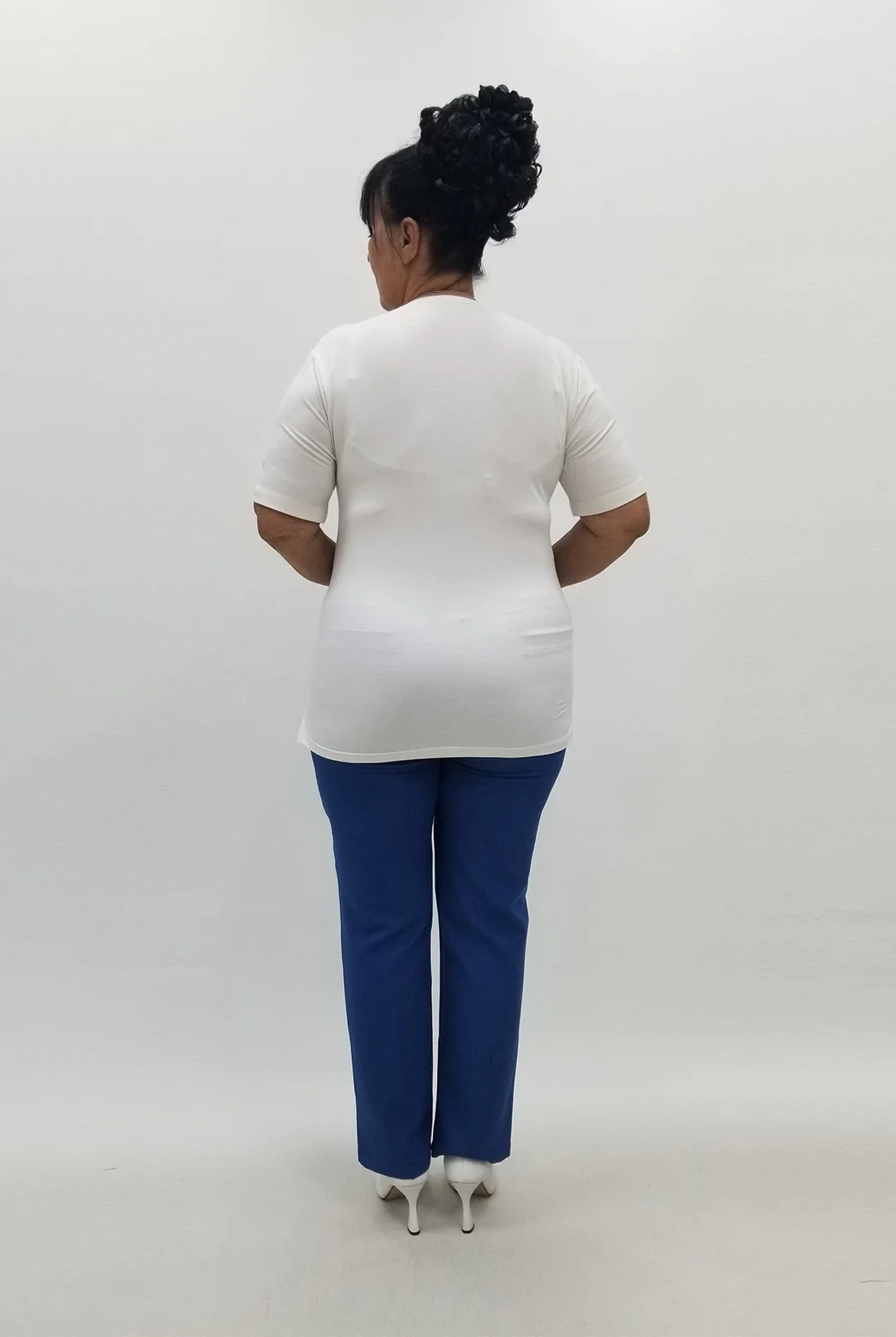 Miraggio Büyük Beden Bluz 99868 EKRU