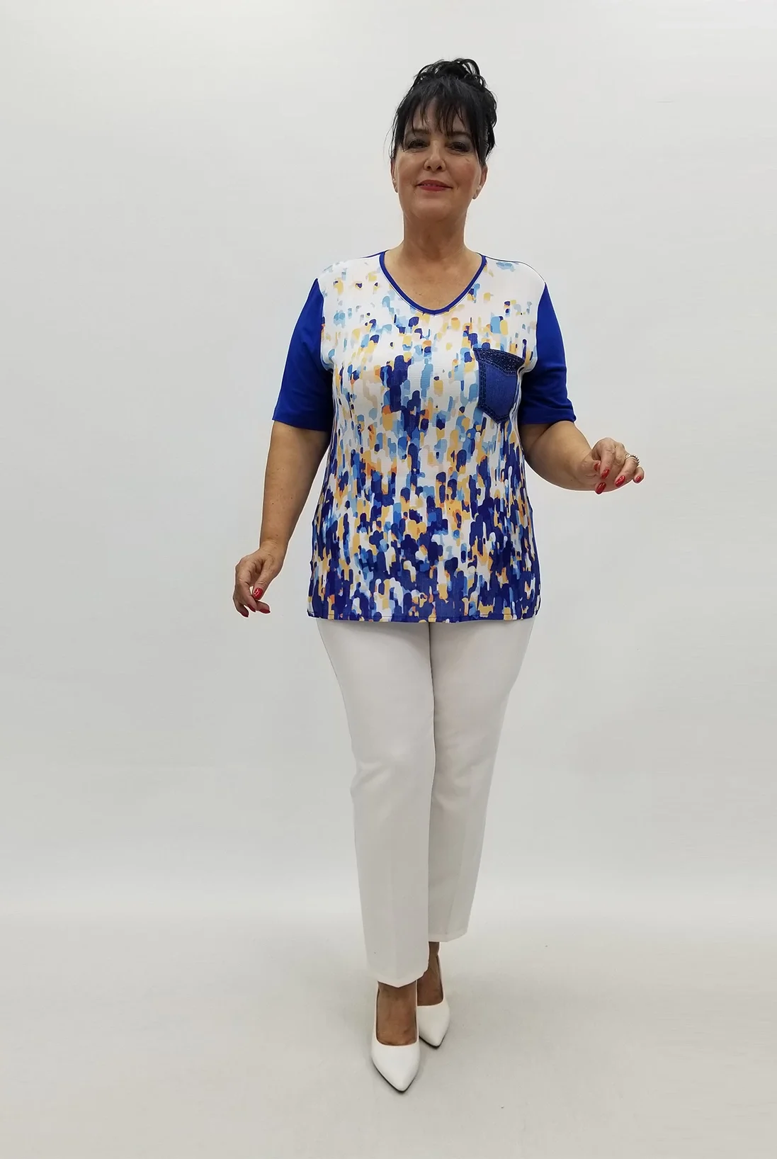 Miraggio Büyük Beden Bluz 99869 SAKS