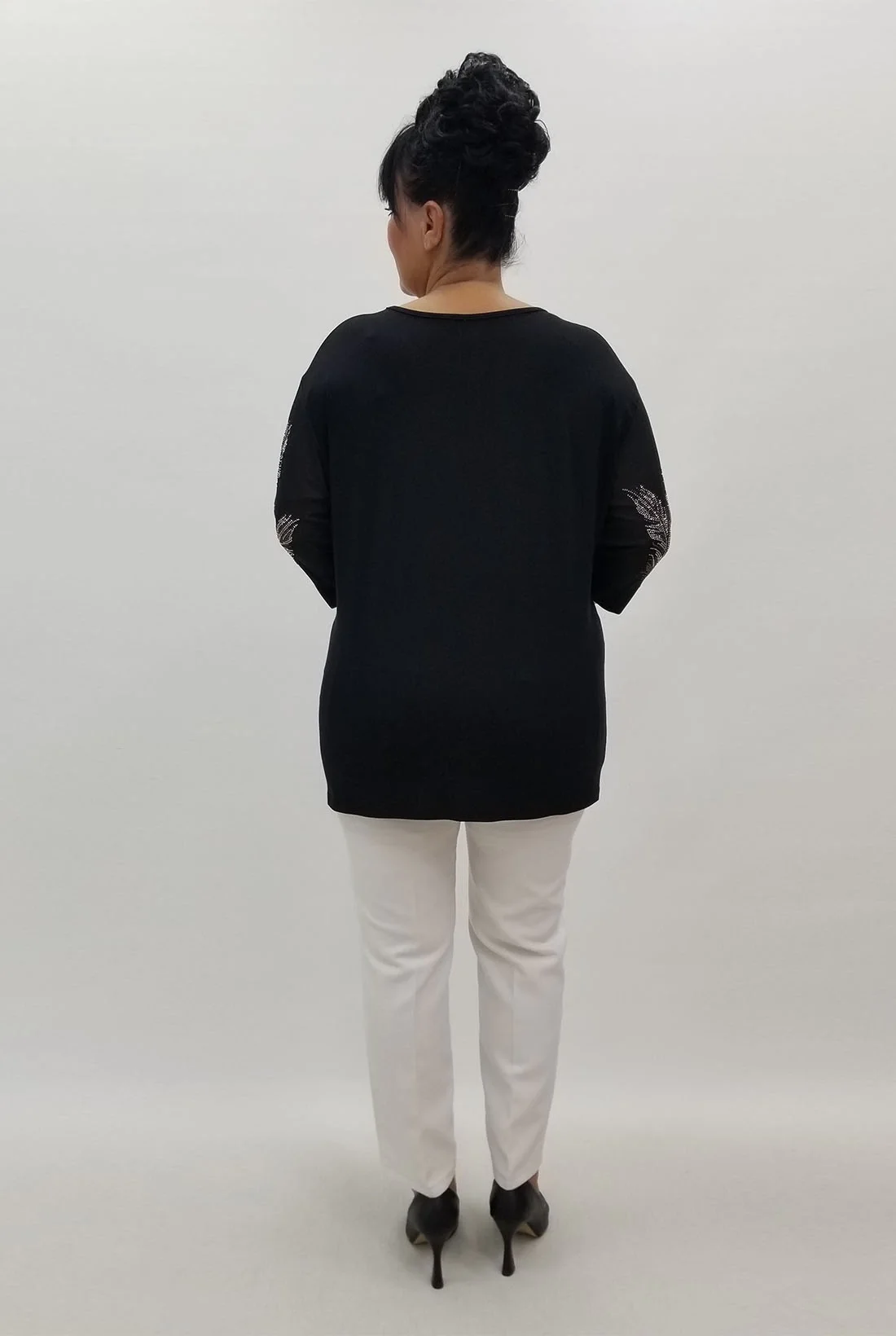 Miraggio Büyük Beden Bluz 99892 SİYAH