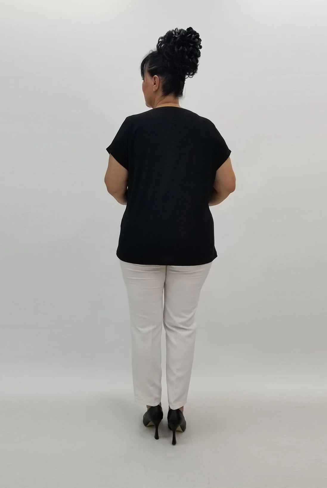 Miraggio Büyük Beden Bluz 99916 SİYAH