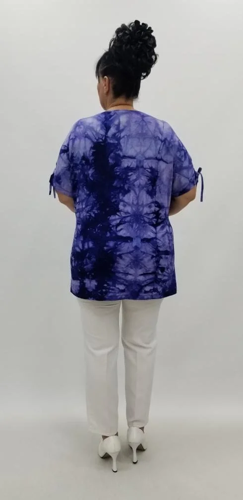 Miraggio Büyük Beden Bluz 99917 MAVİ