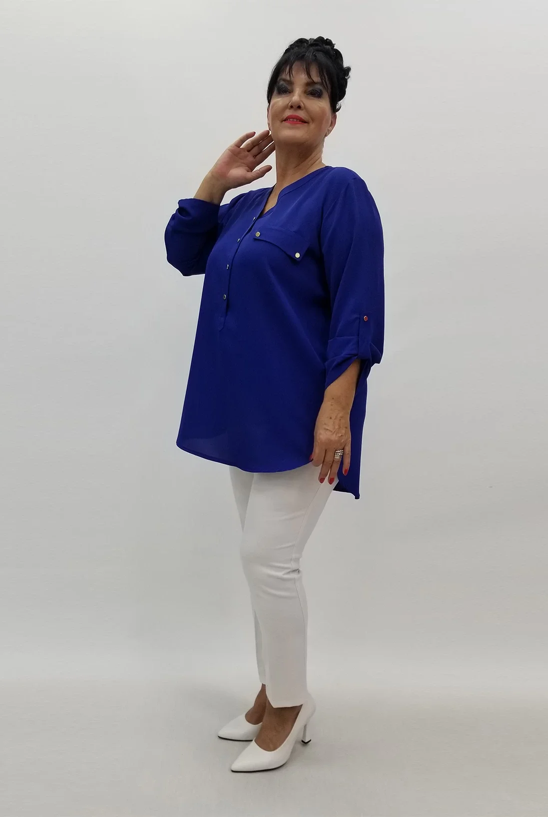 Miraggio Büyük Beden Bluz 99918 SAKS