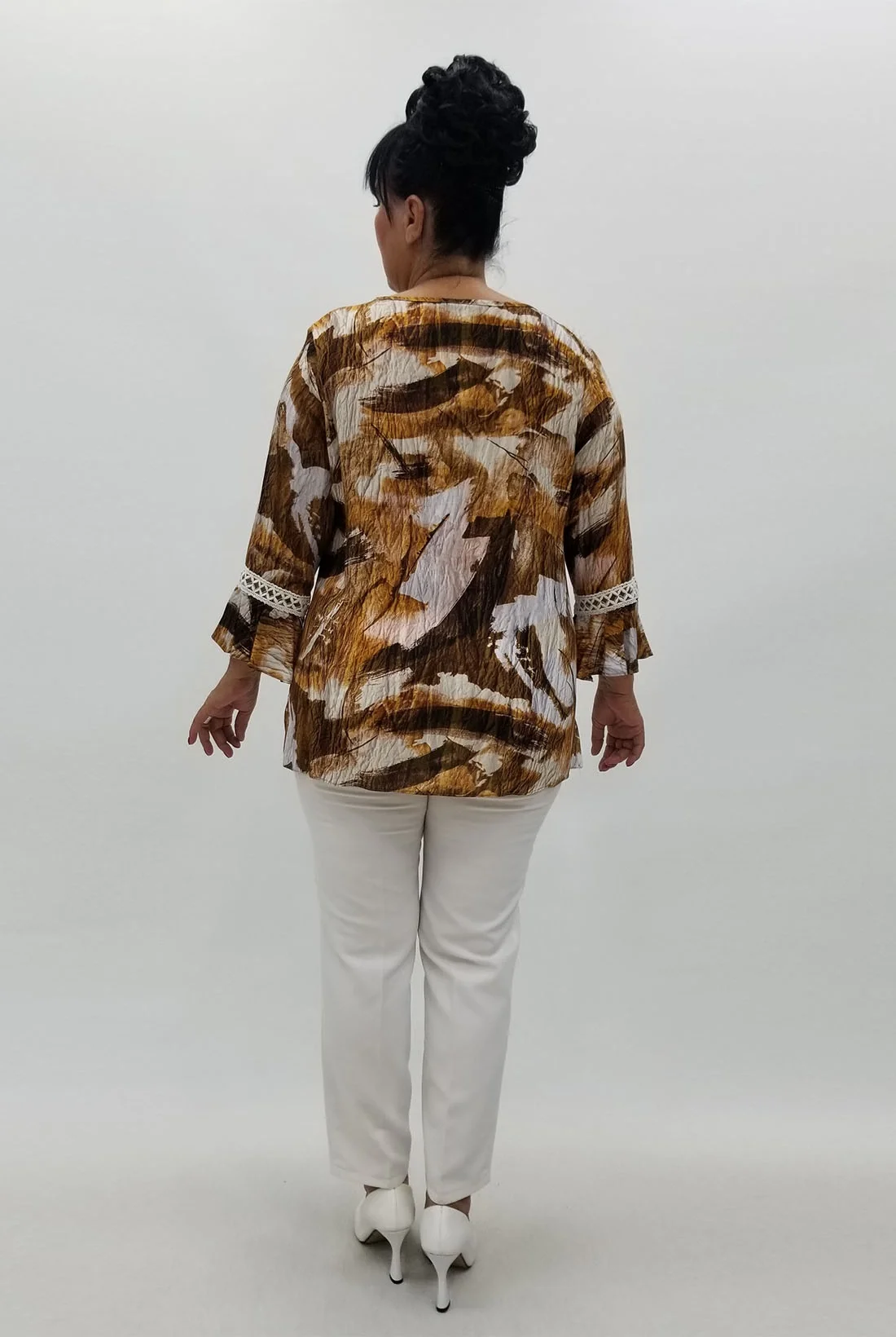 Miraggio Büyük Beden Bluz 99946 TABA