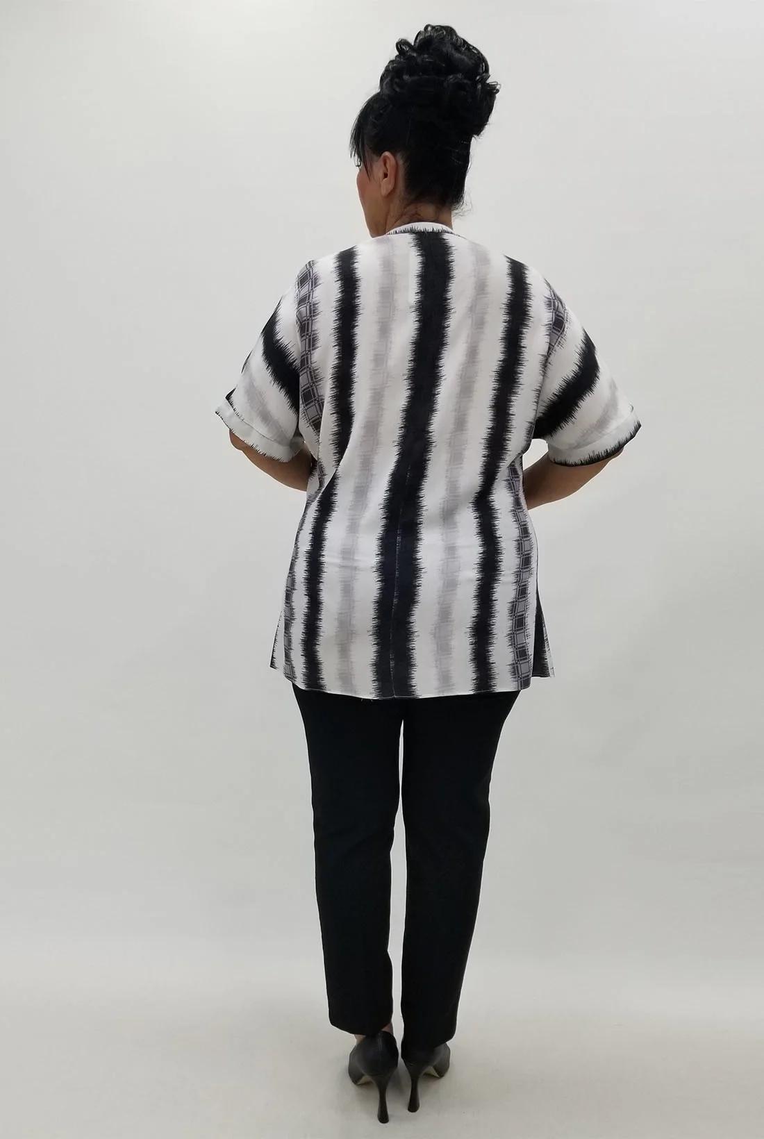 Miraggio Büyük Beden Bluz 99947 SİYAH