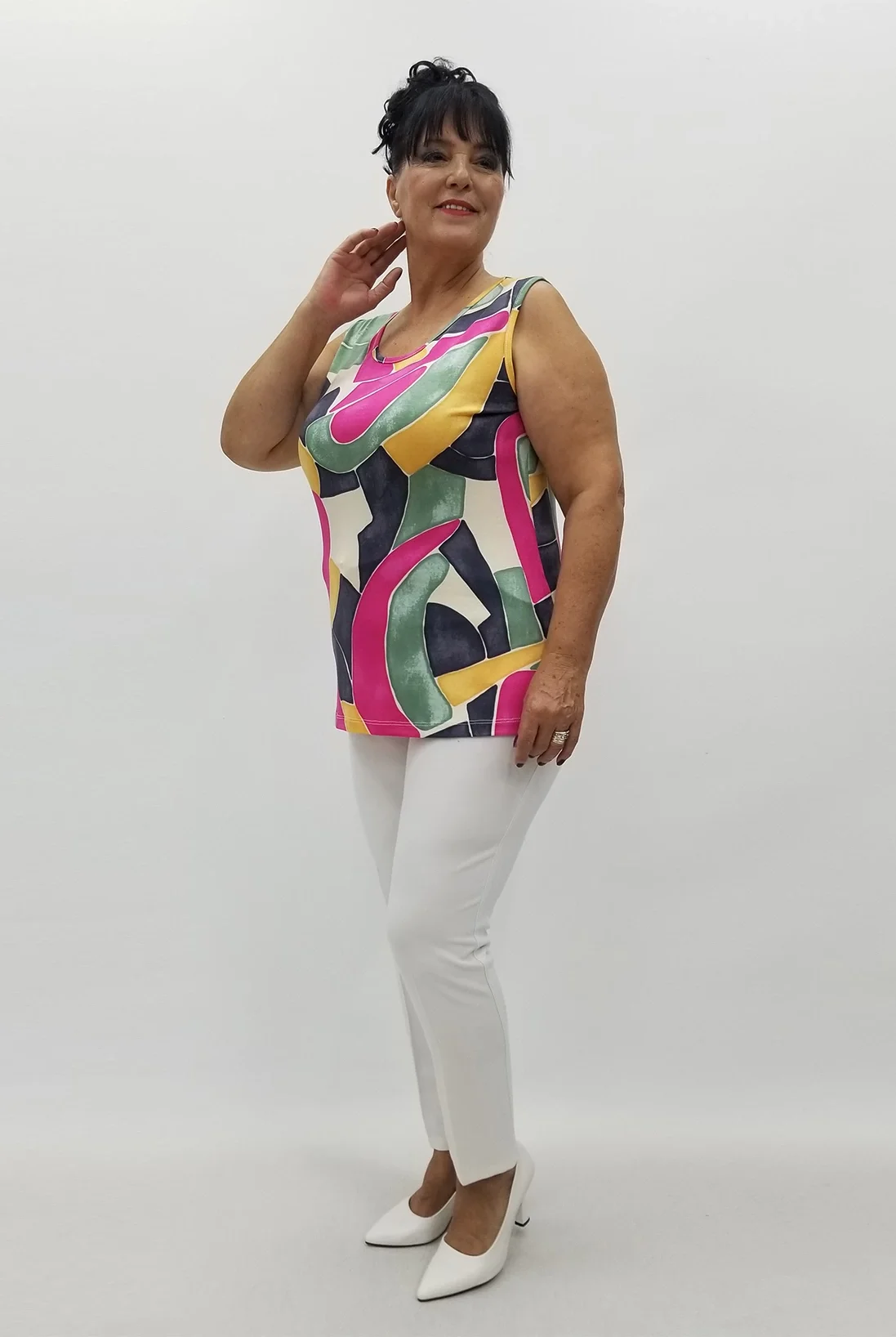 Miraggio Büyük Beden Bluz 99952 FUŞYA