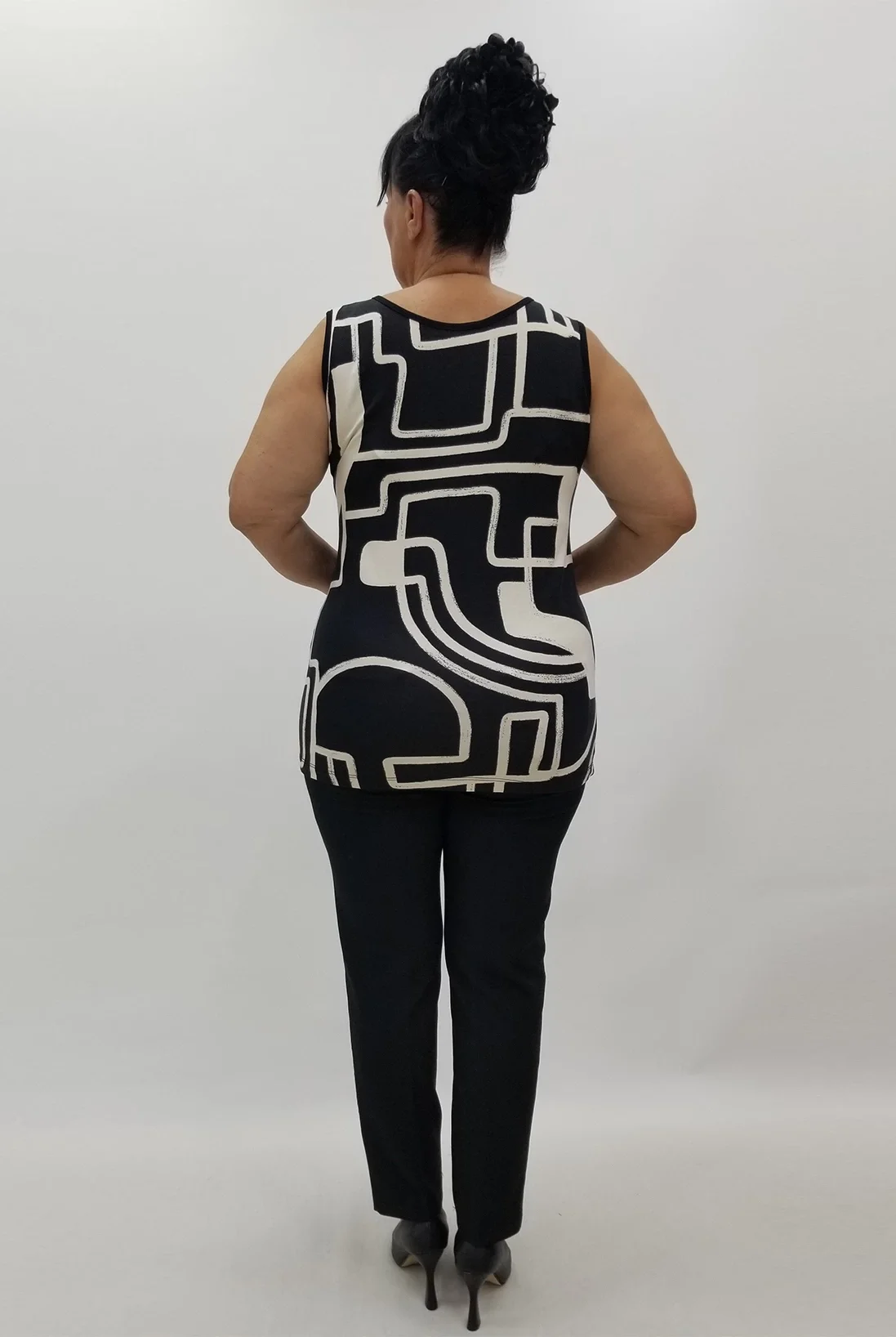 Miraggio Büyük Beden Bluz 99952 SİYAH