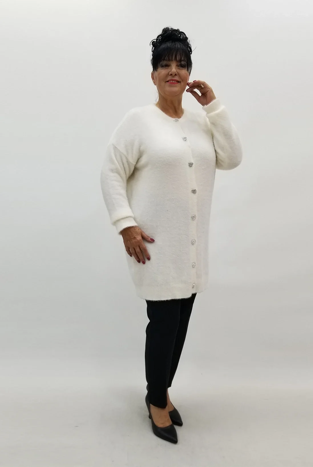 Miraggio Büyük Beden Ceket 4044 EKRU