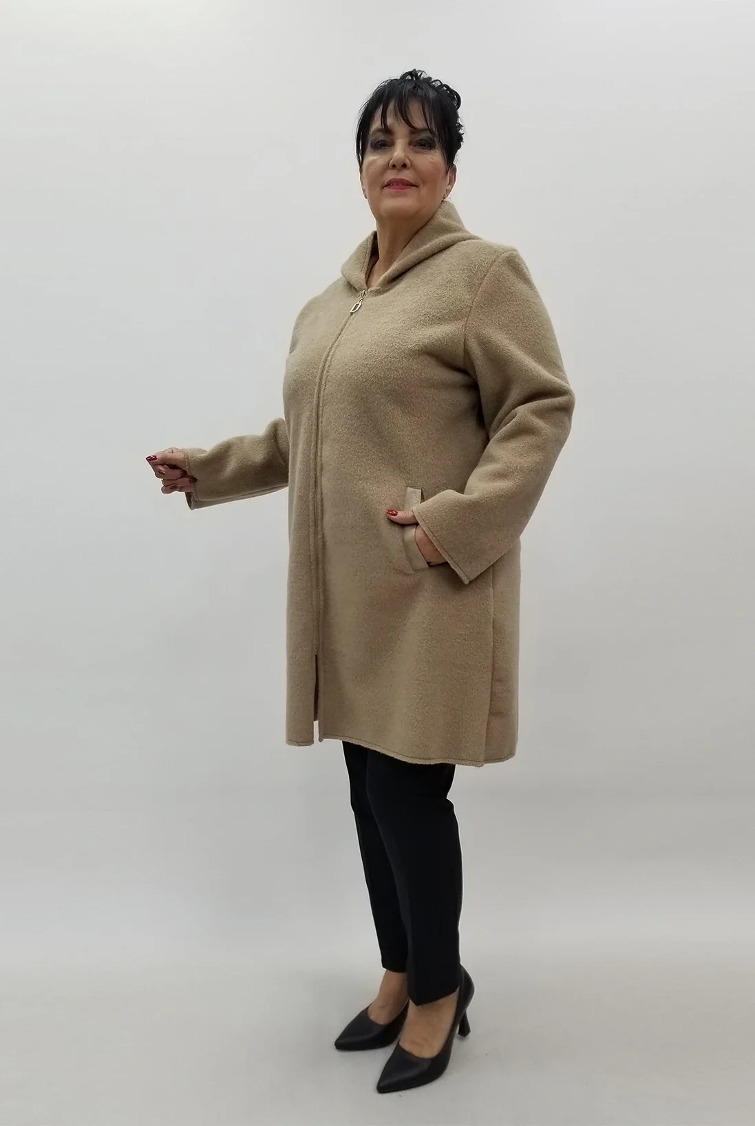 Miraggio Büyük Beden Ceket 4082 BEJ