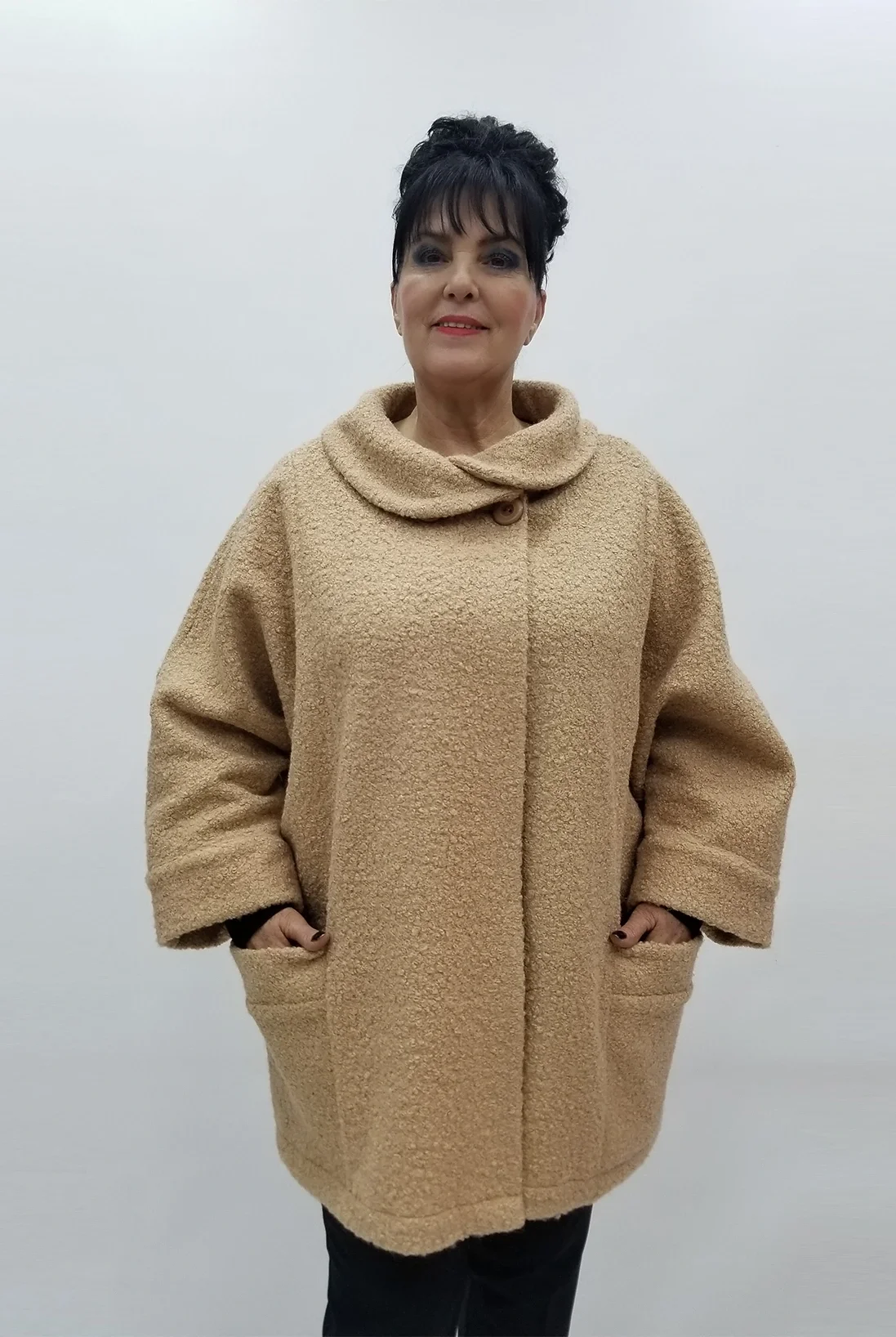 Miraggio Büyük Beden Ceket 4129 BEJ