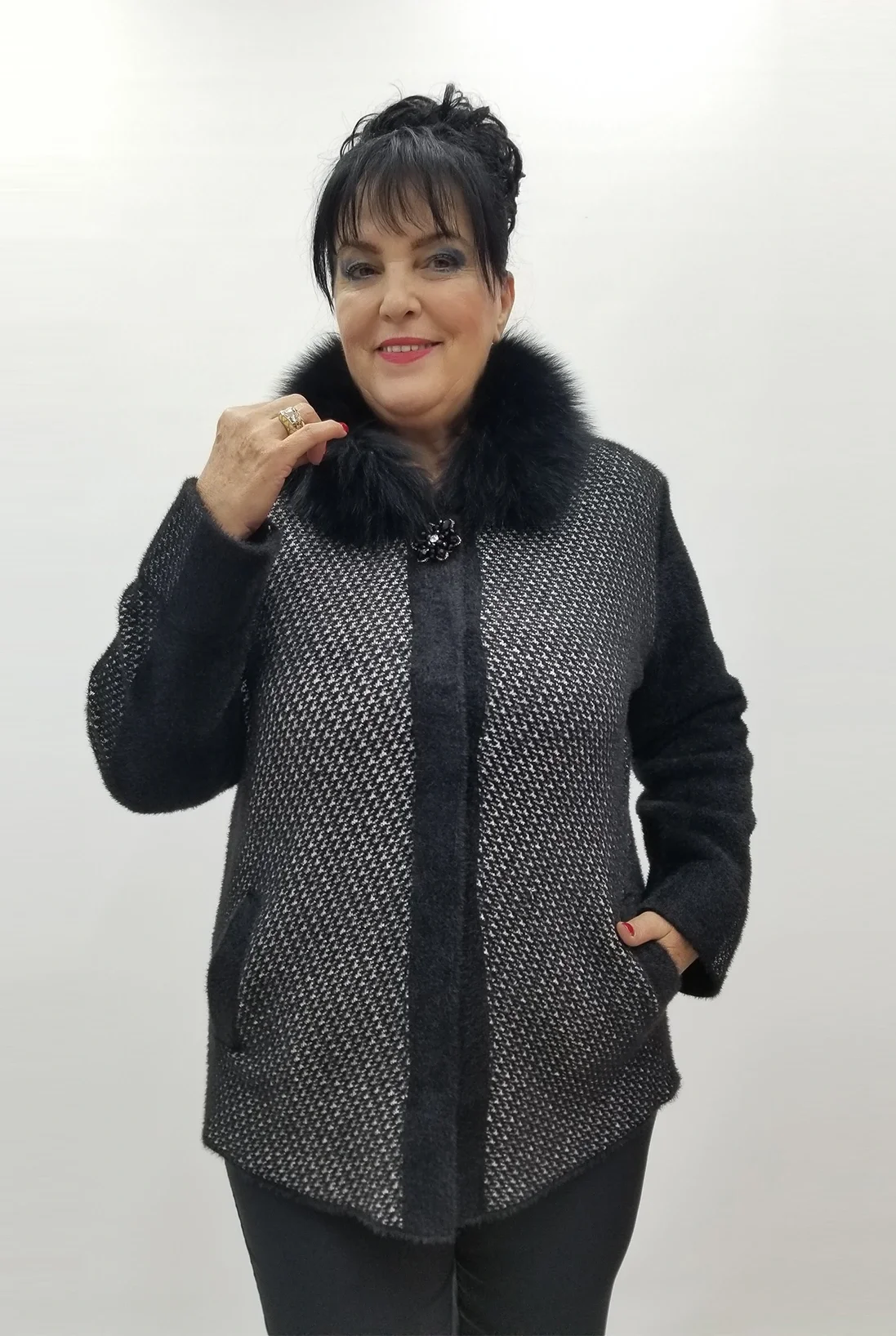 Miraggio Büyük Beden Ceket 4138 SİYAH