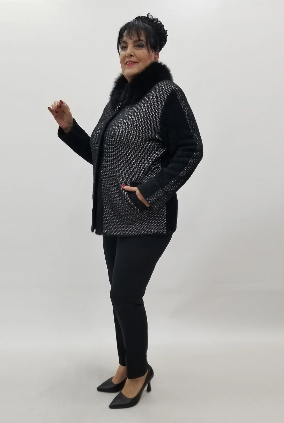 Miraggio Büyük Beden Ceket 4138 SİYAH