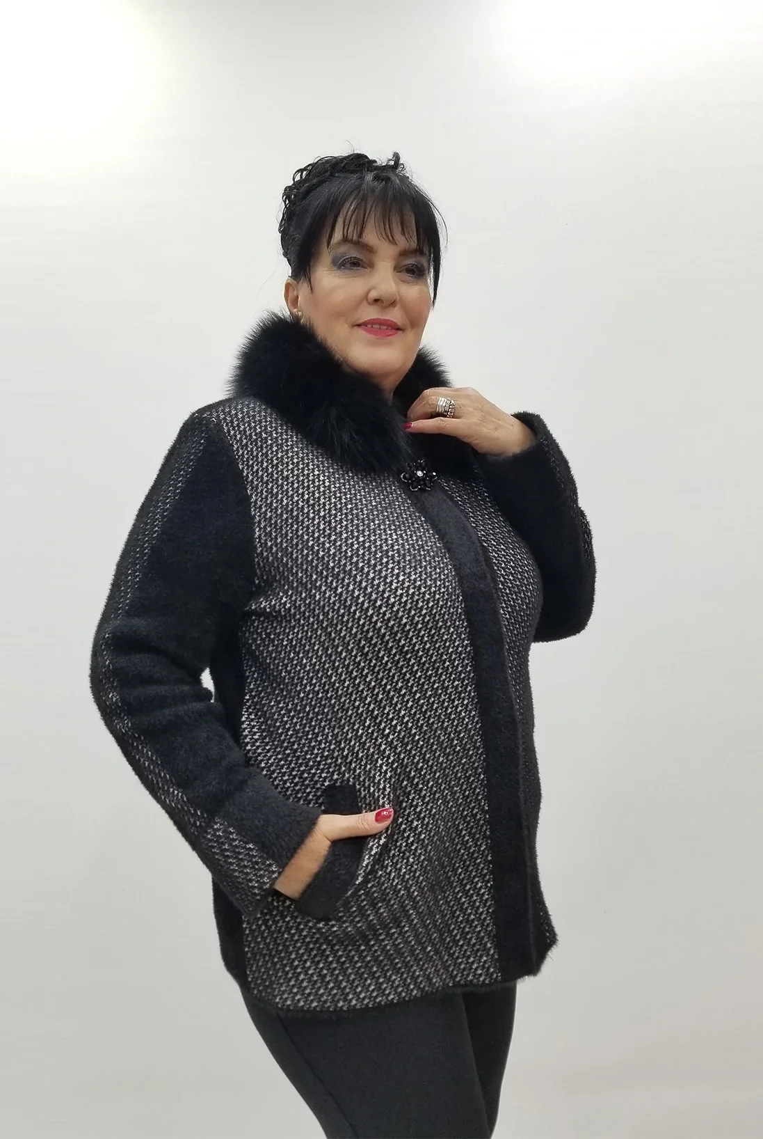 Miraggio Büyük Beden Ceket 4138 SİYAH