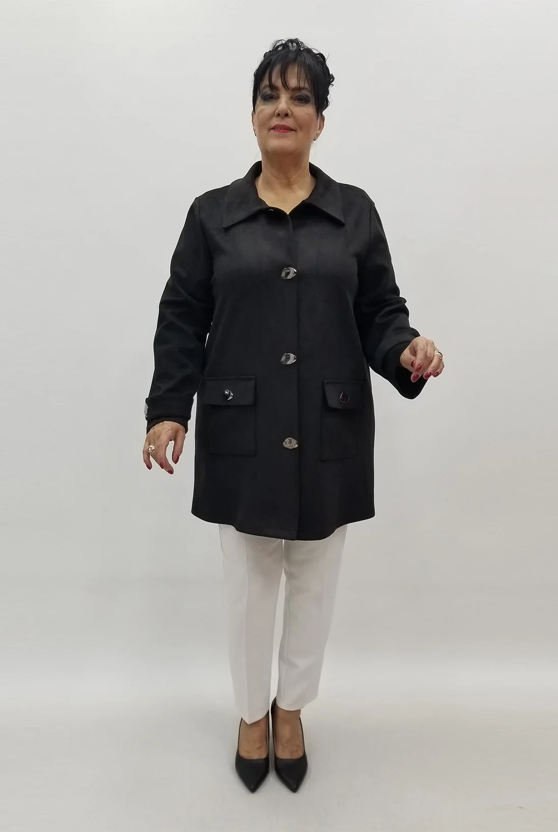 Miraggio Büyük Beden Ceket 4146 SİYAH