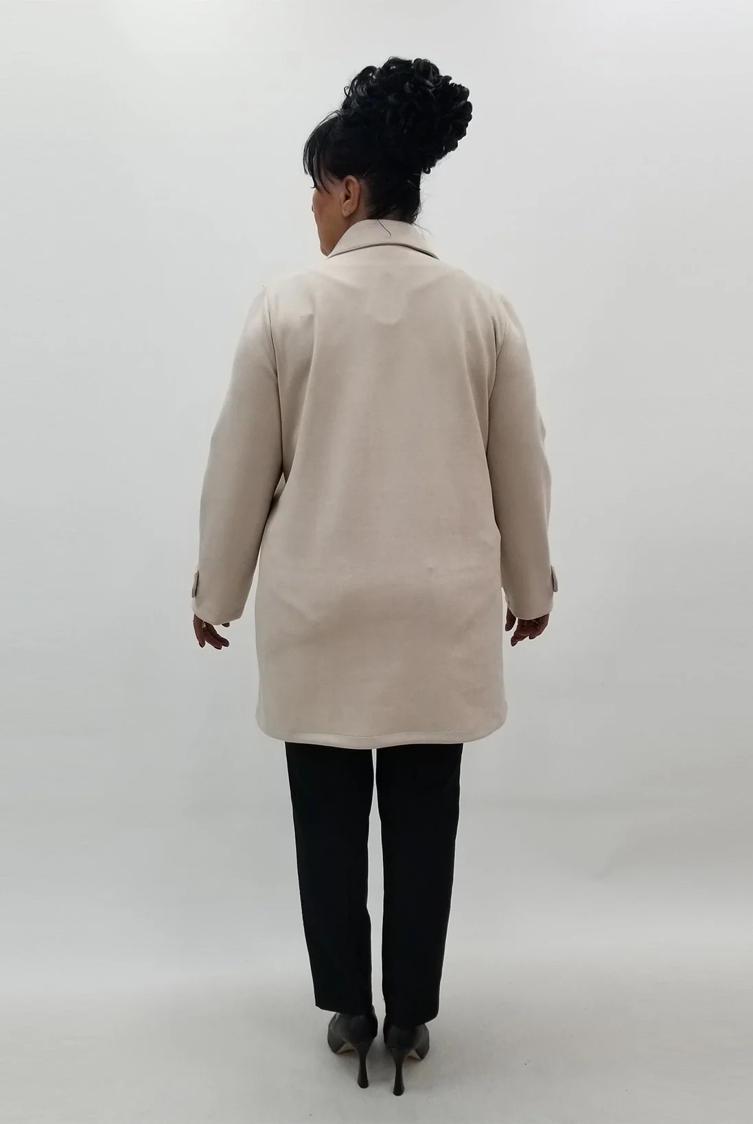 Miraggio Büyük Beden Ceket 4146 TAŞ