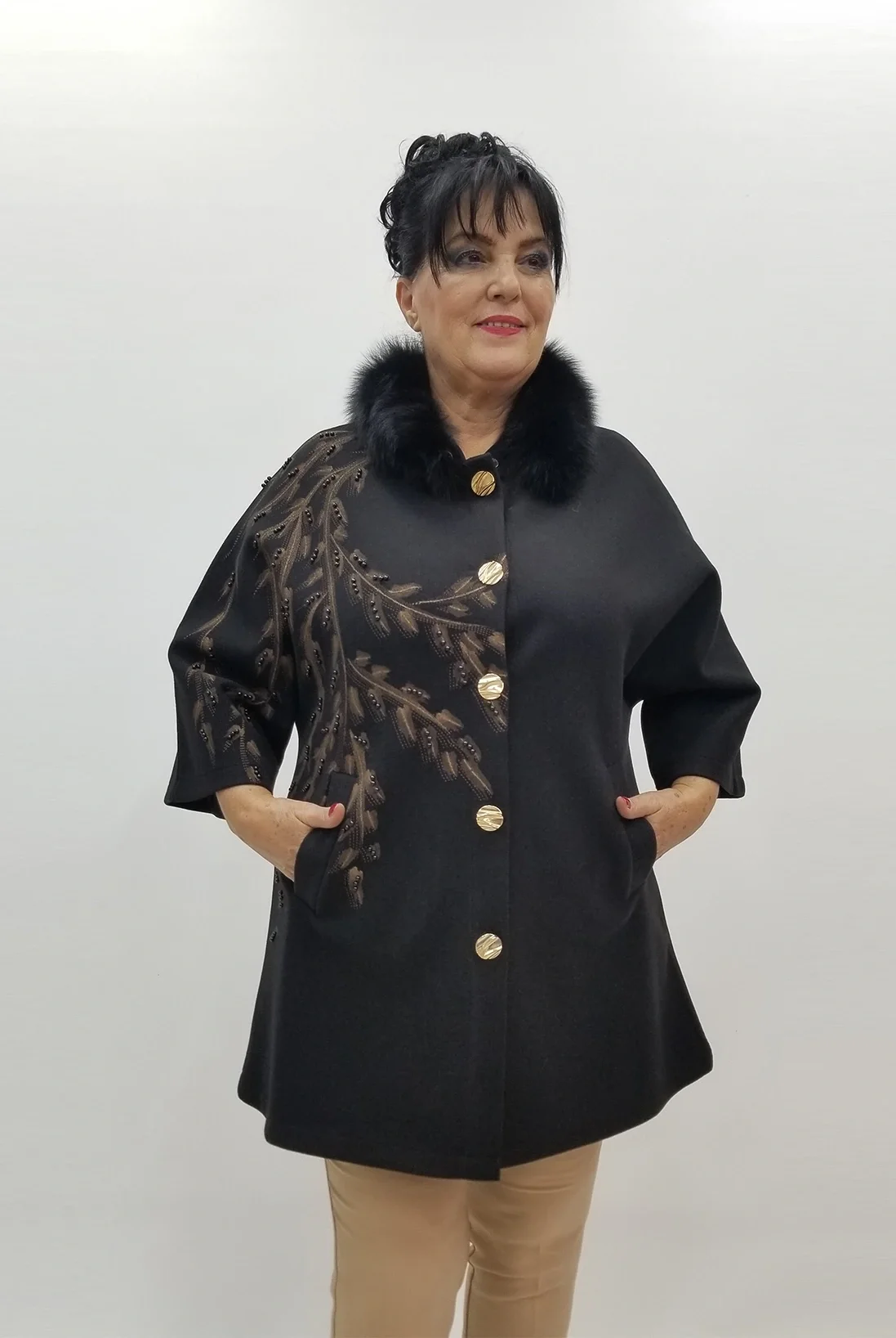 Miraggio Büyük Beden Ceket 4153 SİYAH