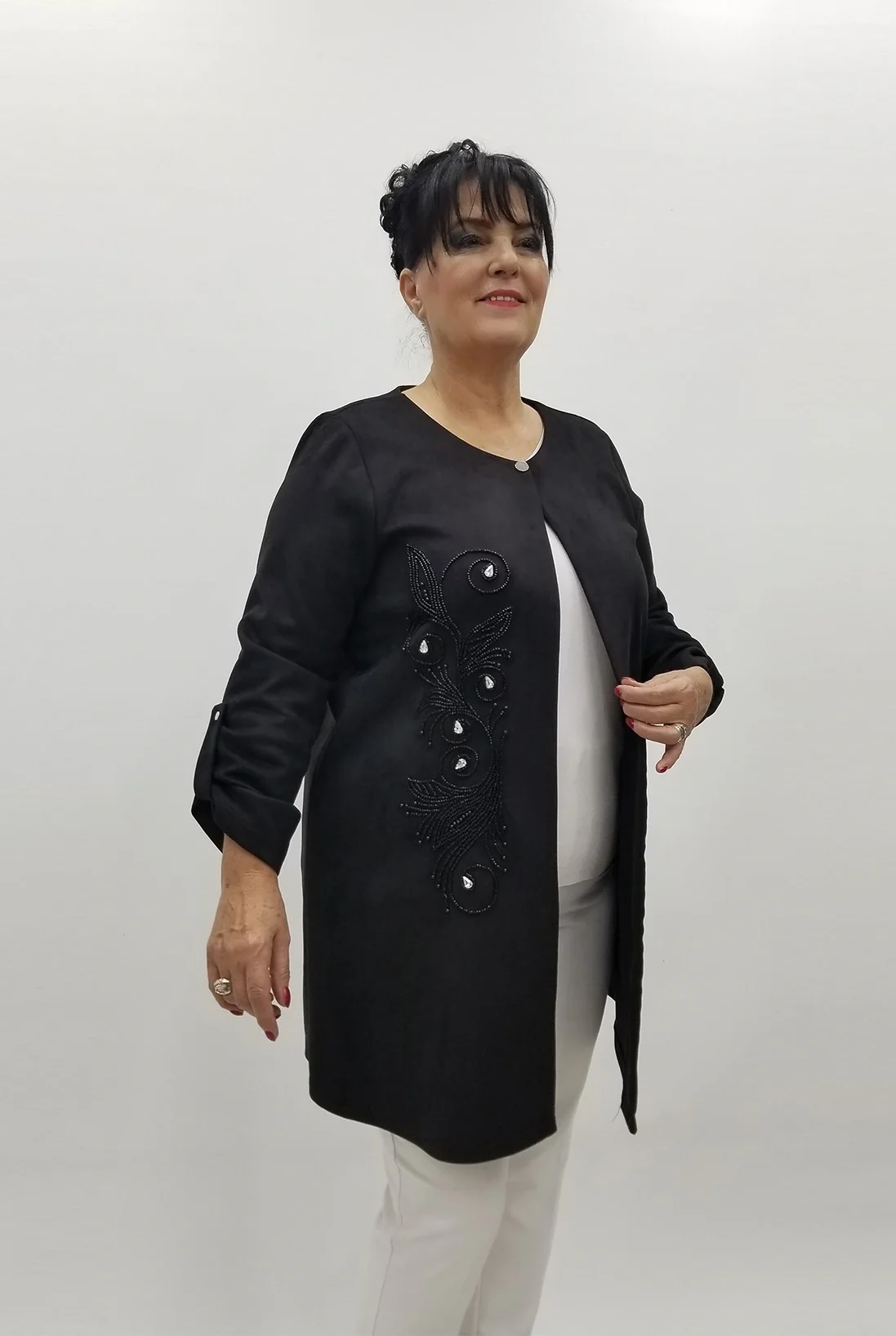 Miraggio Büyük Beden Ceket 4154 SİYAH