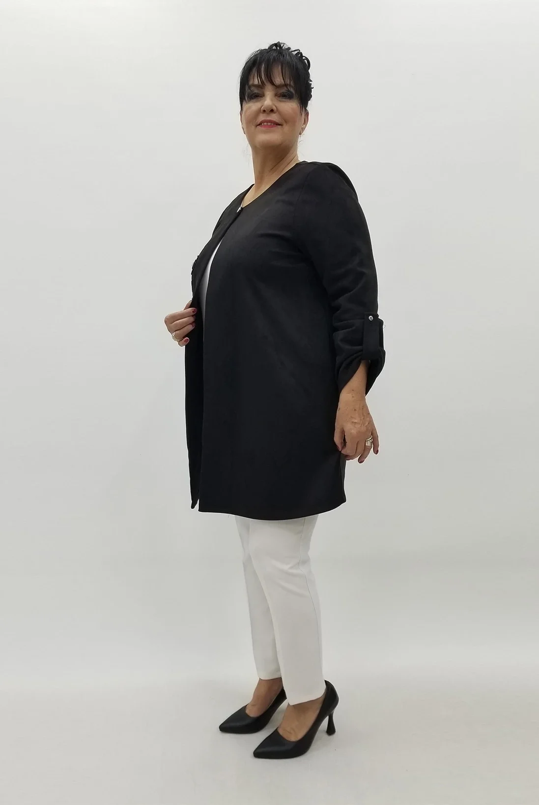 Miraggio Büyük Beden Ceket 4154 SİYAH