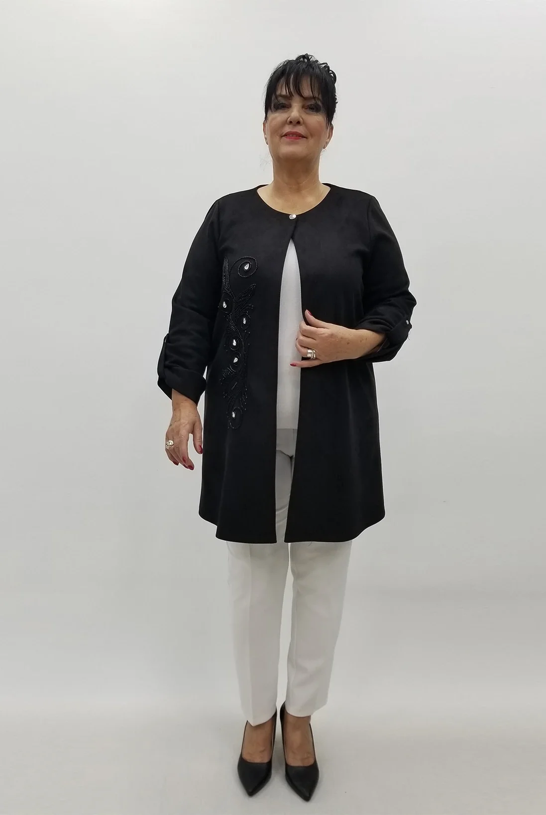 Miraggio Büyük Beden Ceket 4154 SİYAH