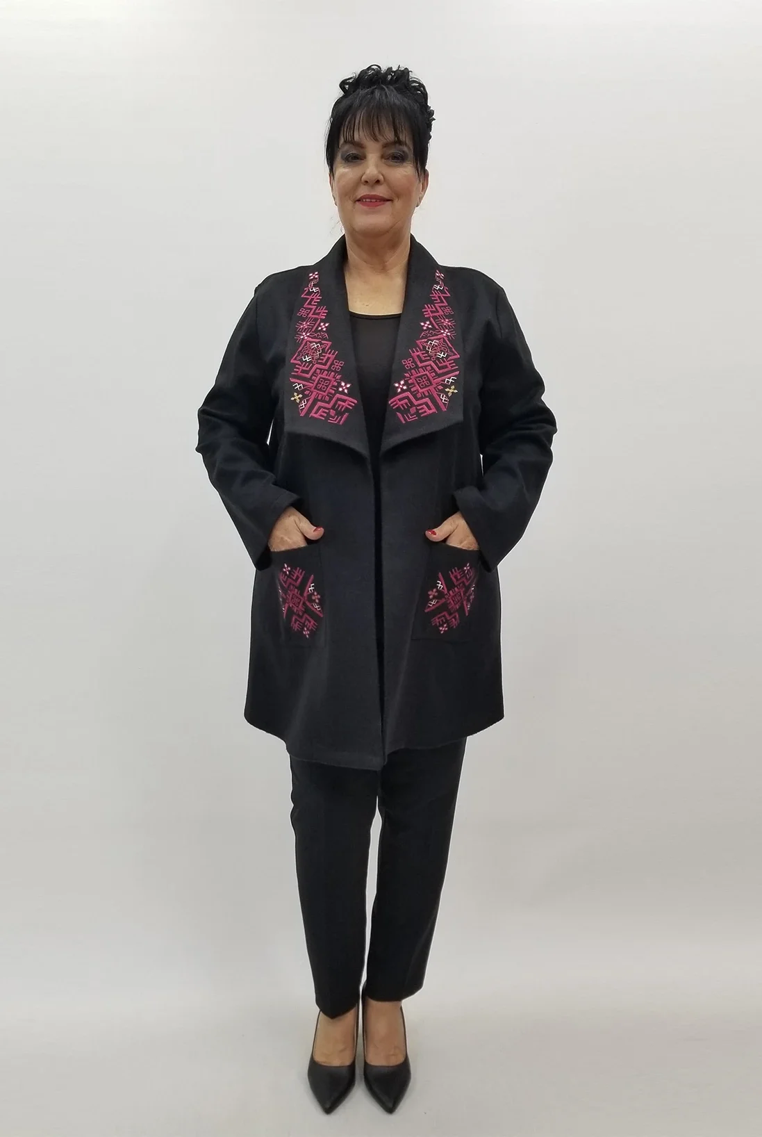 Miraggio Büyük Beden Ceket 4155 SİYAH