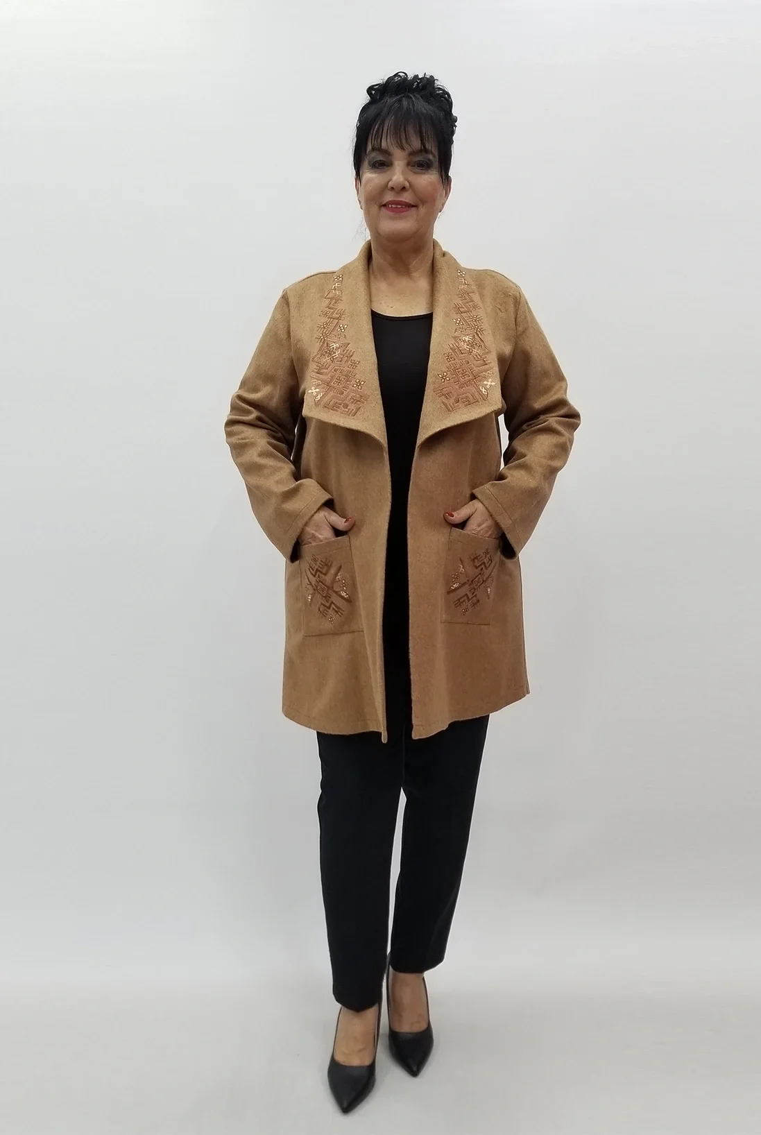 Miraggio Büyük Beden Ceket 4155 TABA