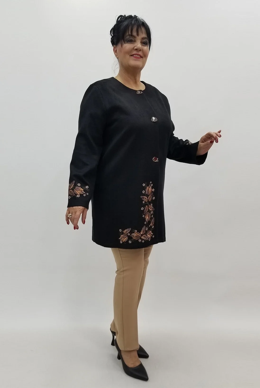 Miraggio Büyük Beden Ceket 4156 SİYAH