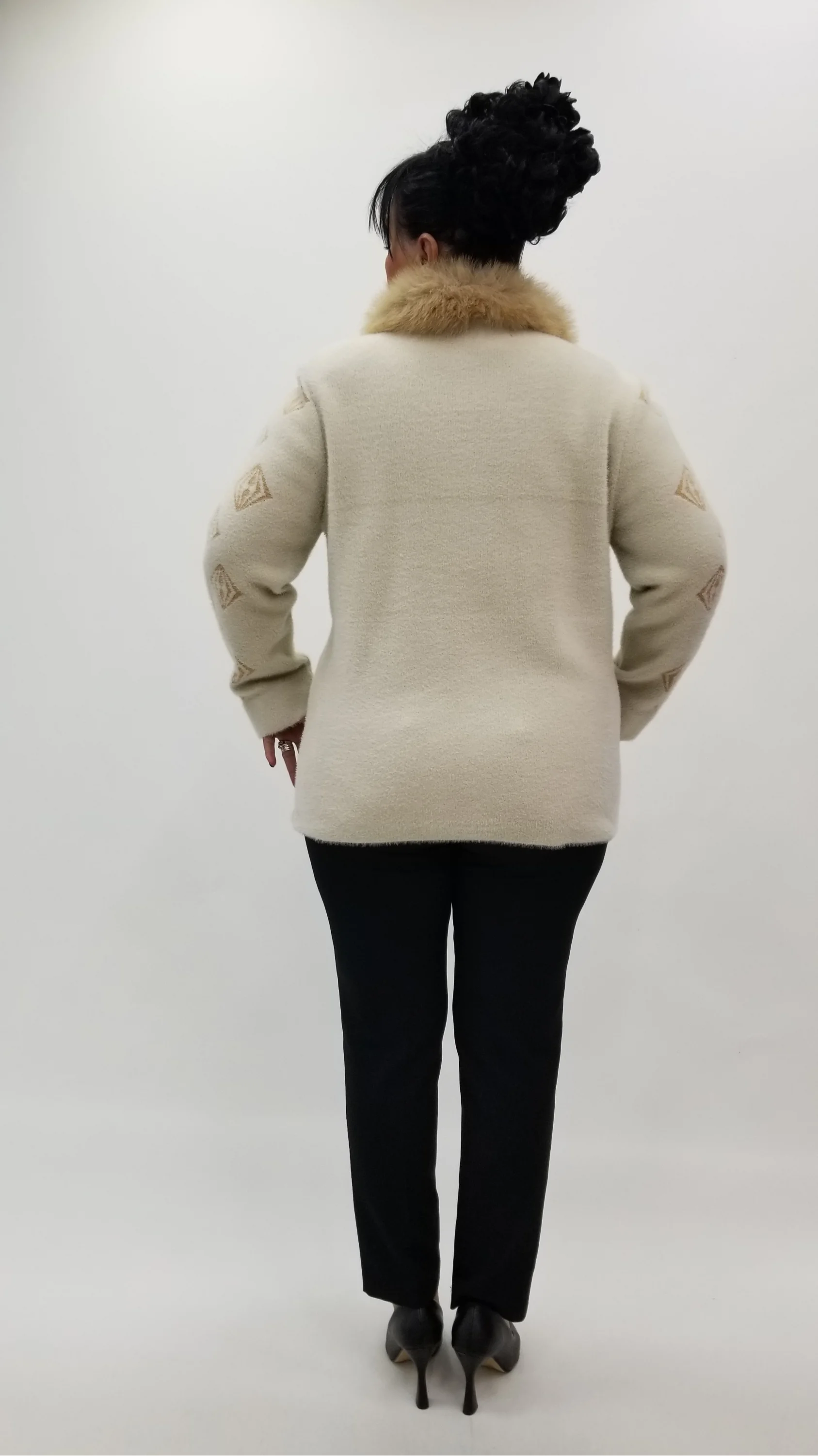 Miraggio Büyük Beden Ceket 4164 KREM