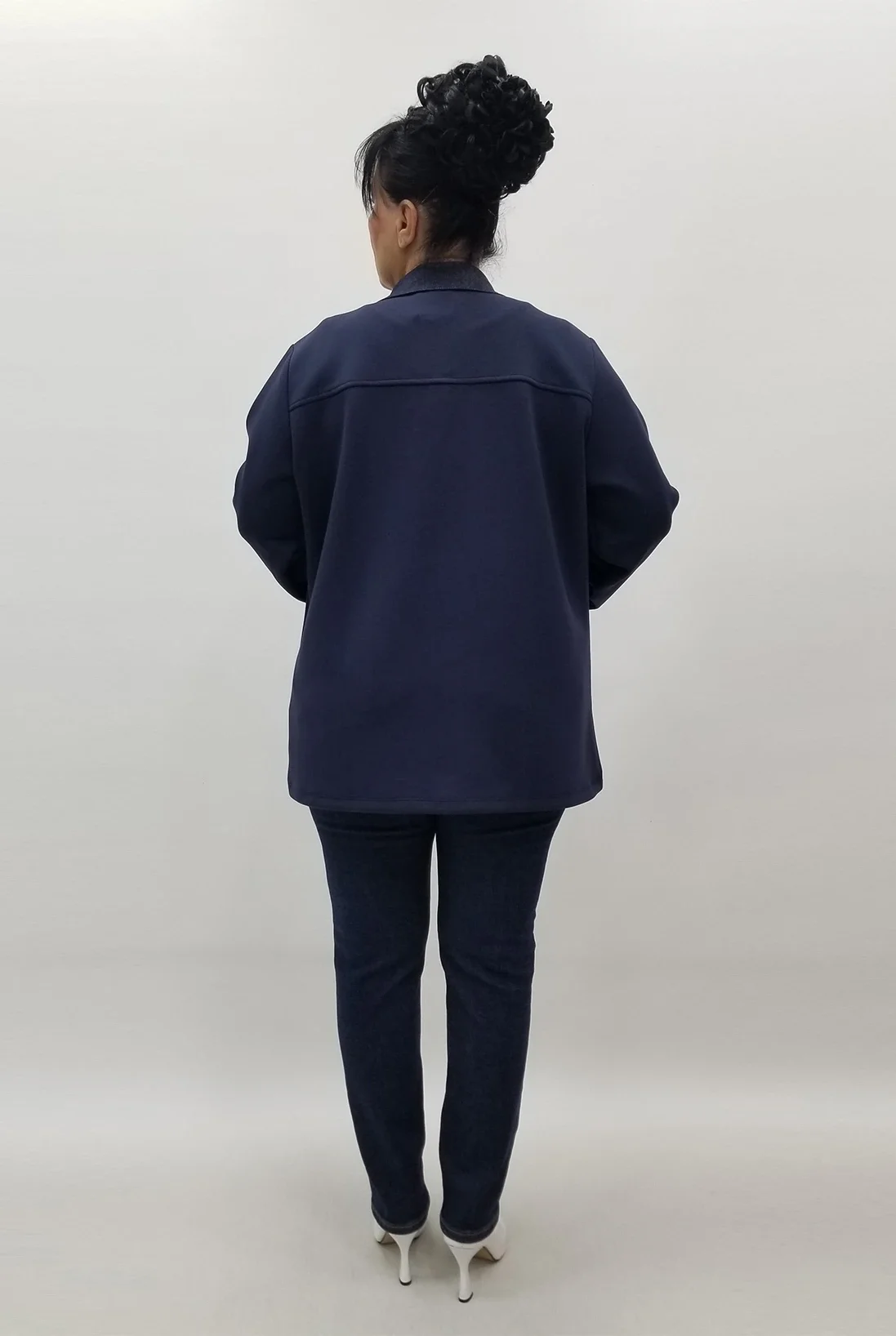 Miraggio Büyük Beden Ceket 4166 LACİVERT